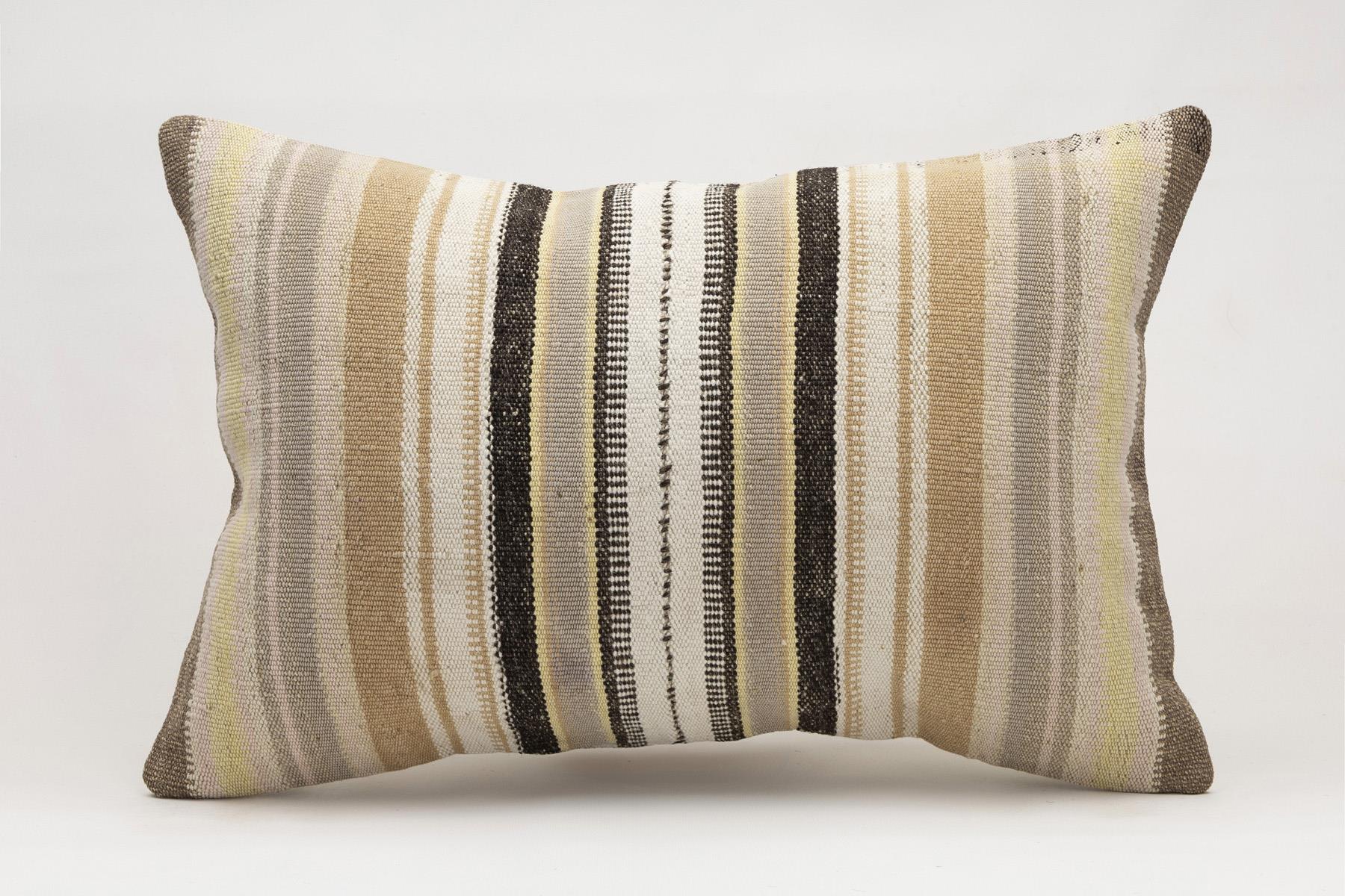 16x24 inches (40x60 cm) Kilim Pillow | KILIM WHOLESALE - Vintage Handmade Pillows - Vintage Handmade Kilim Rugs - It is 100% wool. Artistic and historical rugs. Old handwoven rugs. - Online hand woven rugs and kilim cushions sales. Shipping to a