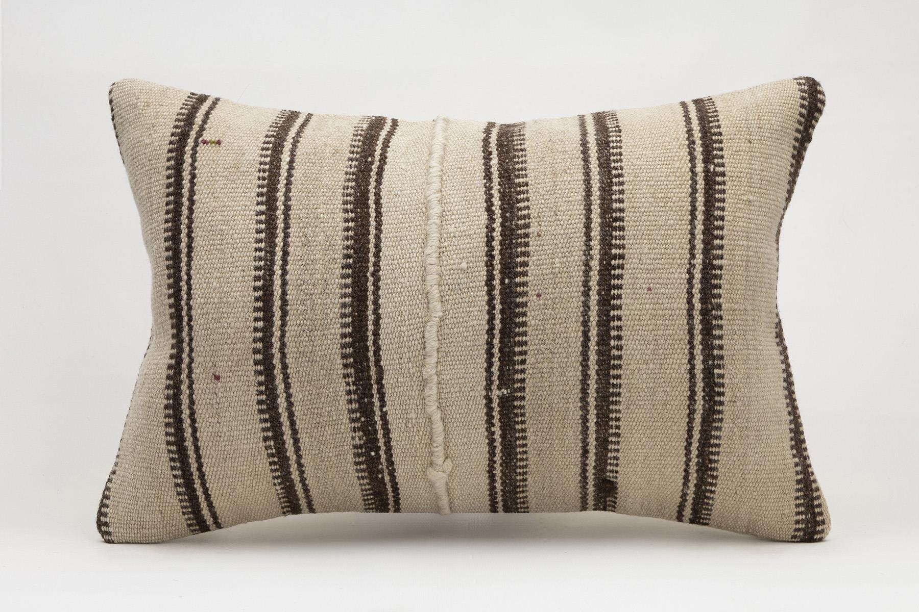 16x24 inches (40x60 cm) Kilim Pillow | KILIM WHOLESALE - Vintage Handmade Pillows - Vintage Handmade Kilim Rugs - It is 100% wool. Artistic and historical rugs. Old handwoven rugs. - Online hand woven rugs and kilim cushions sales. Shipping to a