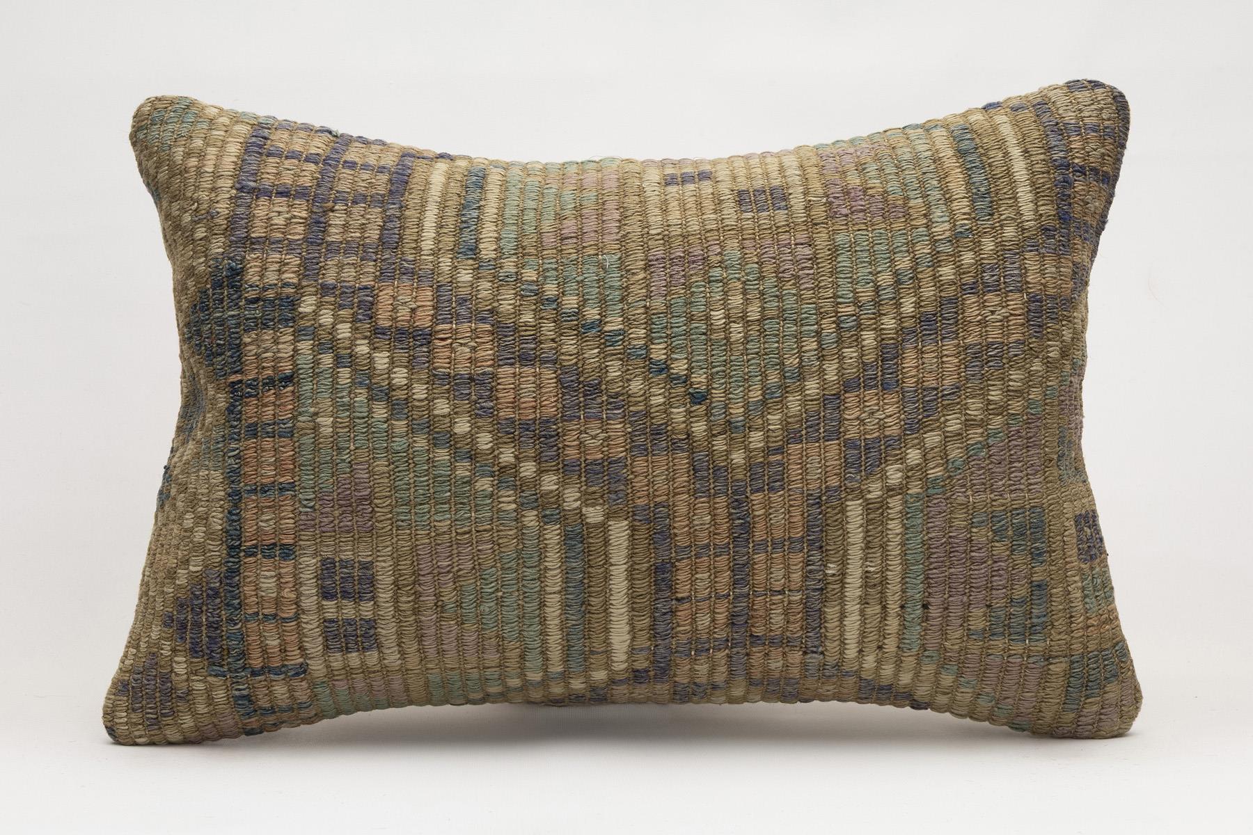 16x24 inches (40x60 cm) Kilim Pillow | KILIM WHOLESALE - Vintage Handmade Pillows - Vintage Handmade Kilim Rugs - It is 100% wool. Artistic and historical rugs. Old handwoven rugs. - Online hand woven rugs and kilim cushions sales. Shipping to a