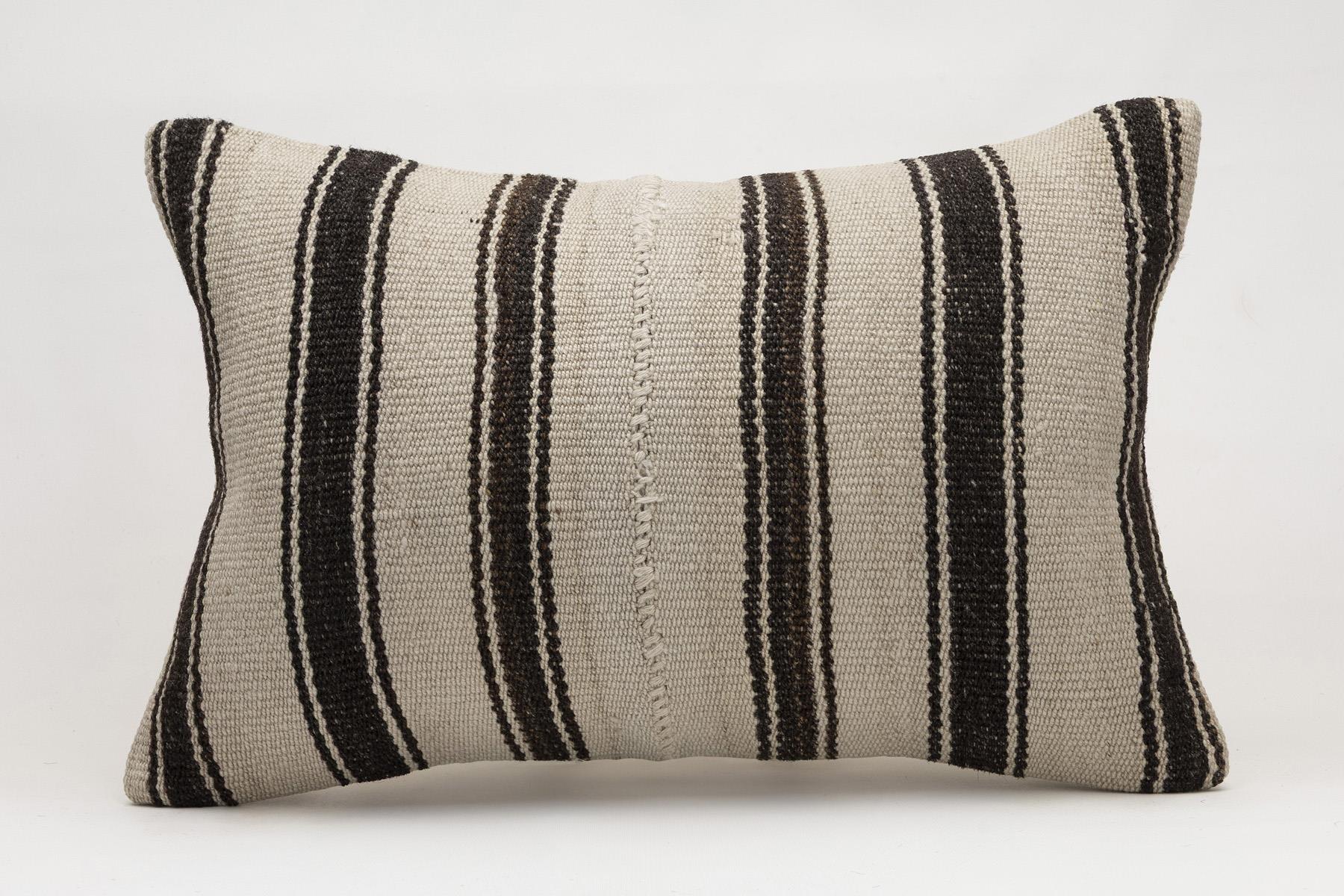 16x24 inches (40x60 cm) Kilim Pillow | KILIM WHOLESALE - Vintage Handmade Pillows - Vintage Handmade Kilim Rugs - It is 100% wool. Artistic and historical rugs. Old handwoven rugs. - Online hand woven rugs and kilim cushions sales. Shipping to a