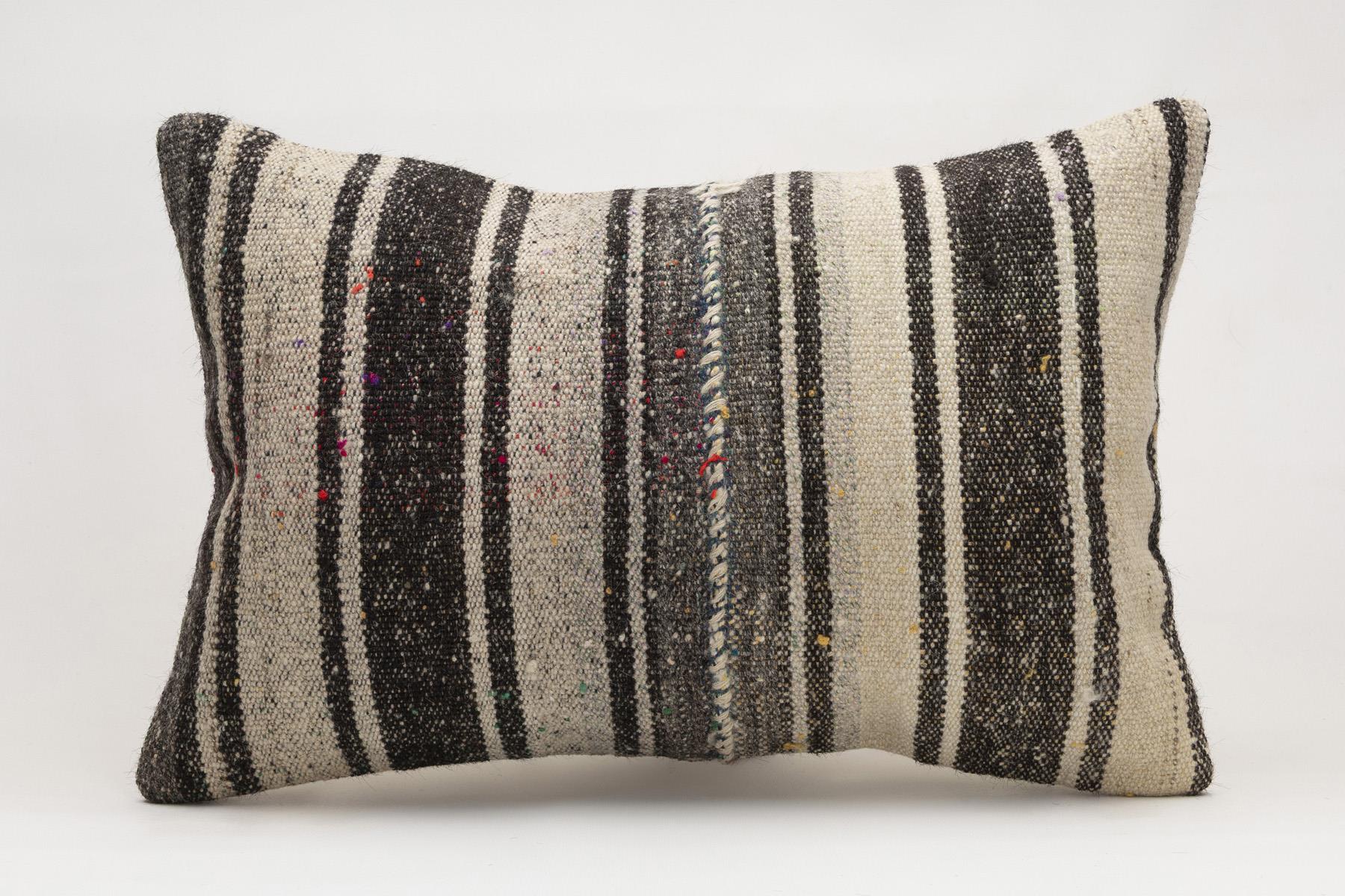 16x24 inches (40x60 cm) Kilim Pillow | KILIM WHOLESALE - Vintage Handmade Pillows - Vintage Handmade Kilim Rugs - It is 100% wool. Artistic and historical rugs. Old handwoven rugs. - Online hand woven rugs and kilim cushions sales. Shipping to a