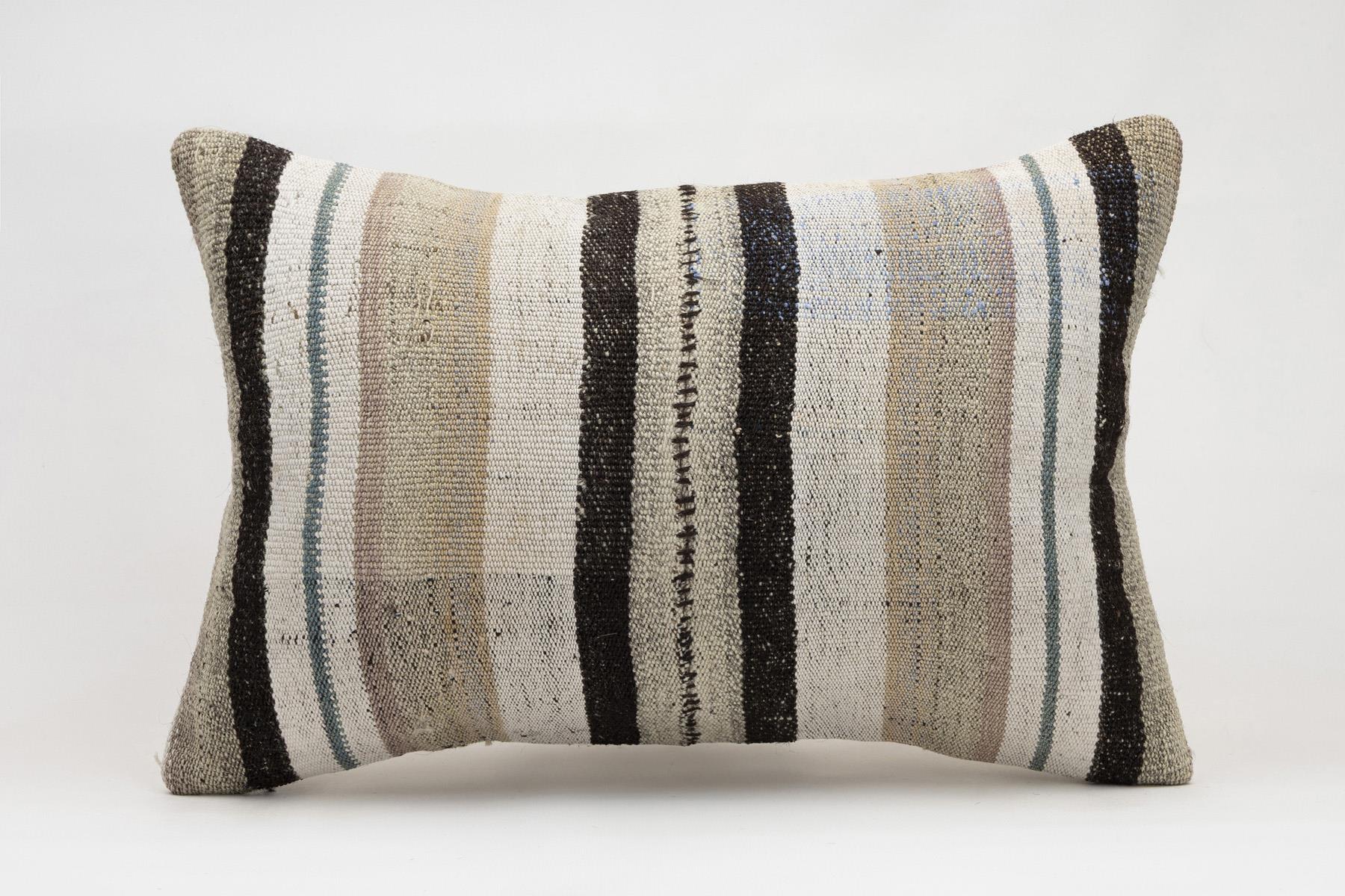 16x24 inches (40x60 cm) Kilim Pillow | KILIM WHOLESALE - Vintage Handmade Pillows - Vintage Handmade Kilim Rugs - It is 100% wool. Artistic and historical rugs. Old handwoven rugs. - Online hand woven rugs and kilim cushions sales. Shipping to a