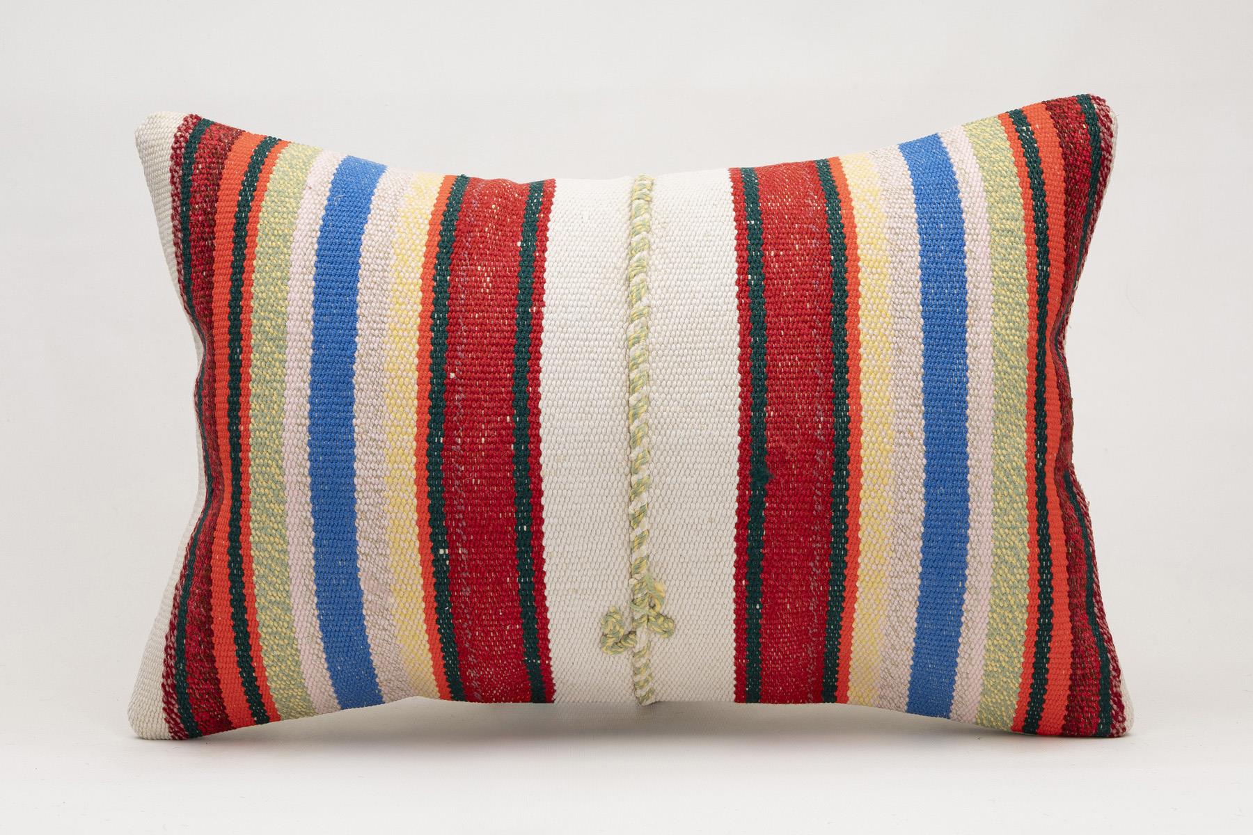 16x24 inches (40x60 cm) Kilim Pillow | KILIM WHOLESALE - Vintage Handmade Pillows - Vintage Handmade Kilim Rugs - It is 100% wool. Artistic and historical rugs. Old handwoven rugs. - Online hand woven rugs and kilim cushions sales. Shipping to a
