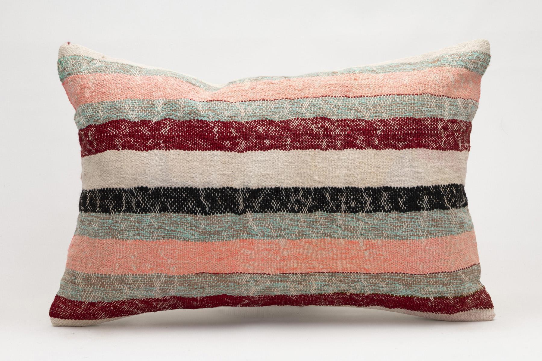 16x24 inches (40x60 cm) Kilim Pillow | KILIM WHOLESALE - Vintage Handmade Pillows - Vintage Handmade Kilim Rugs - It is 100% wool. Artistic and historical rugs. Old handwoven rugs. - Online hand woven rugs and kilim cushions sales. Shipping to a