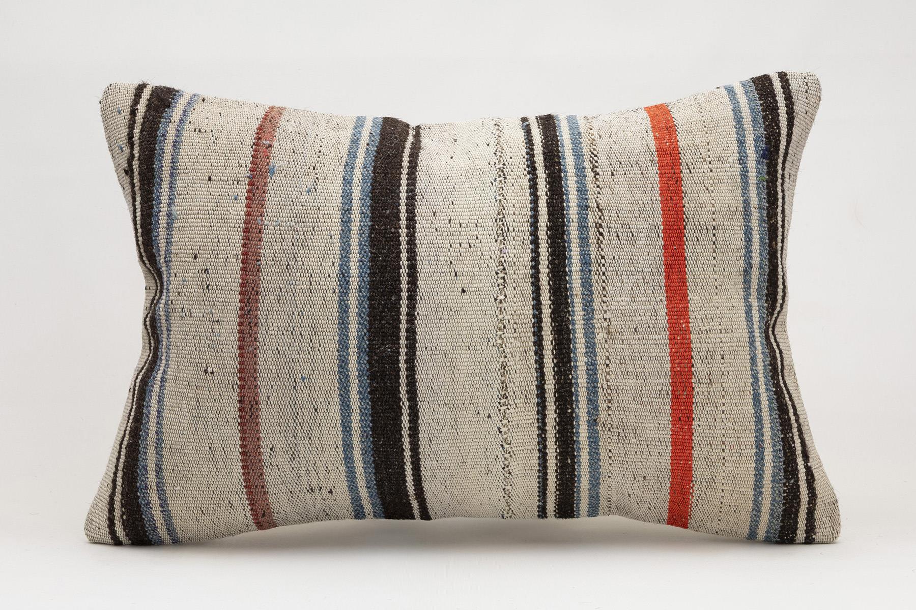 16x24 inches (40x60 cm) Kilim Pillow | KILIM WHOLESALE - Vintage Handmade Pillows - Vintage Handmade Kilim Rugs - It is 100% wool. Artistic and historical rugs. Old handwoven rugs. - Online hand woven rugs and kilim cushions sales. Shipping to a
