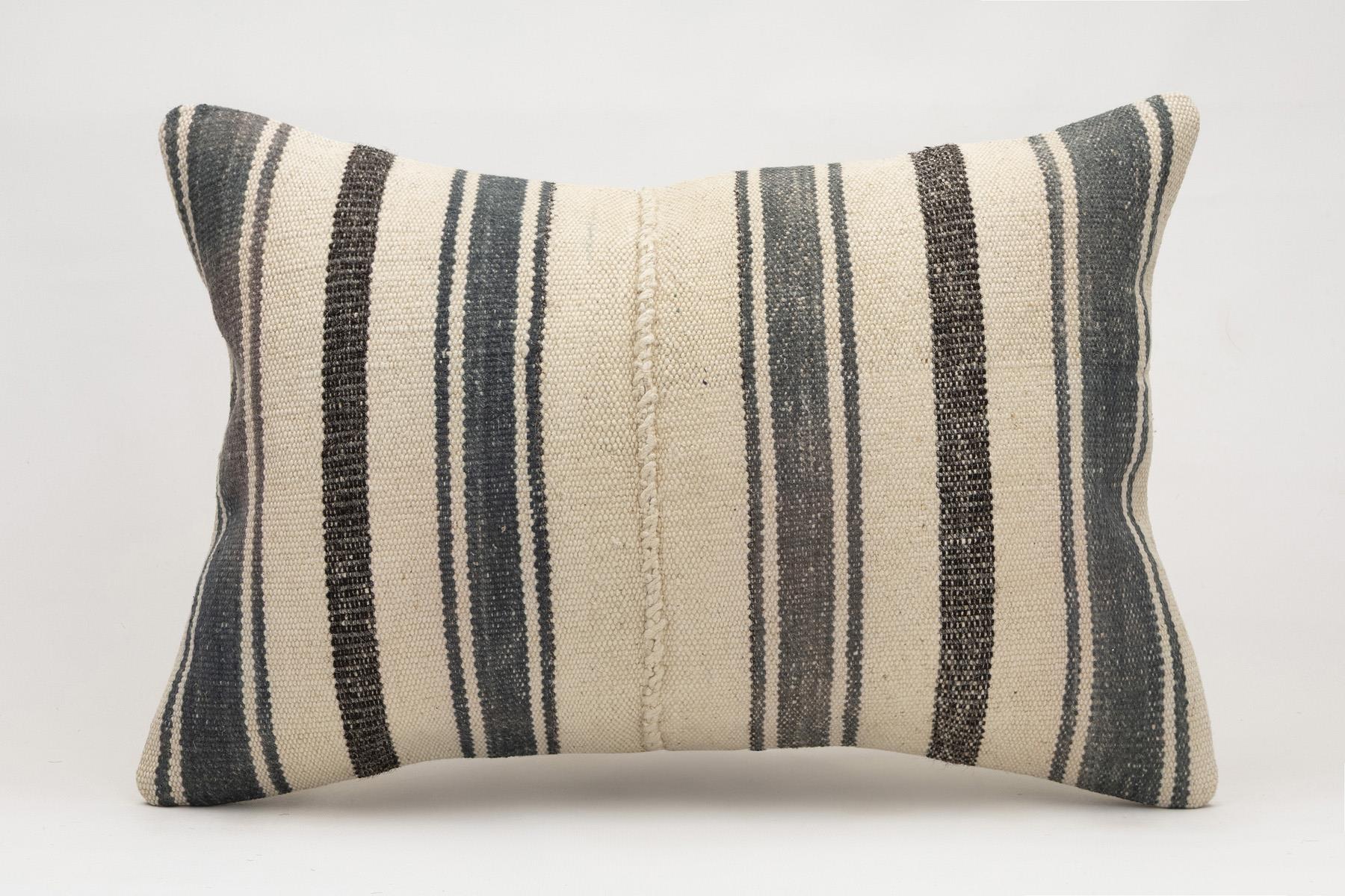 16x24 inches (40x60 cm) Kilim Pillow | KILIM WHOLESALE - Vintage Handmade Pillows - Vintage Handmade Kilim Rugs - It is 100% wool. Artistic and historical rugs. Old handwoven rugs. - Online hand woven rugs and kilim cushions sales. Shipping to a