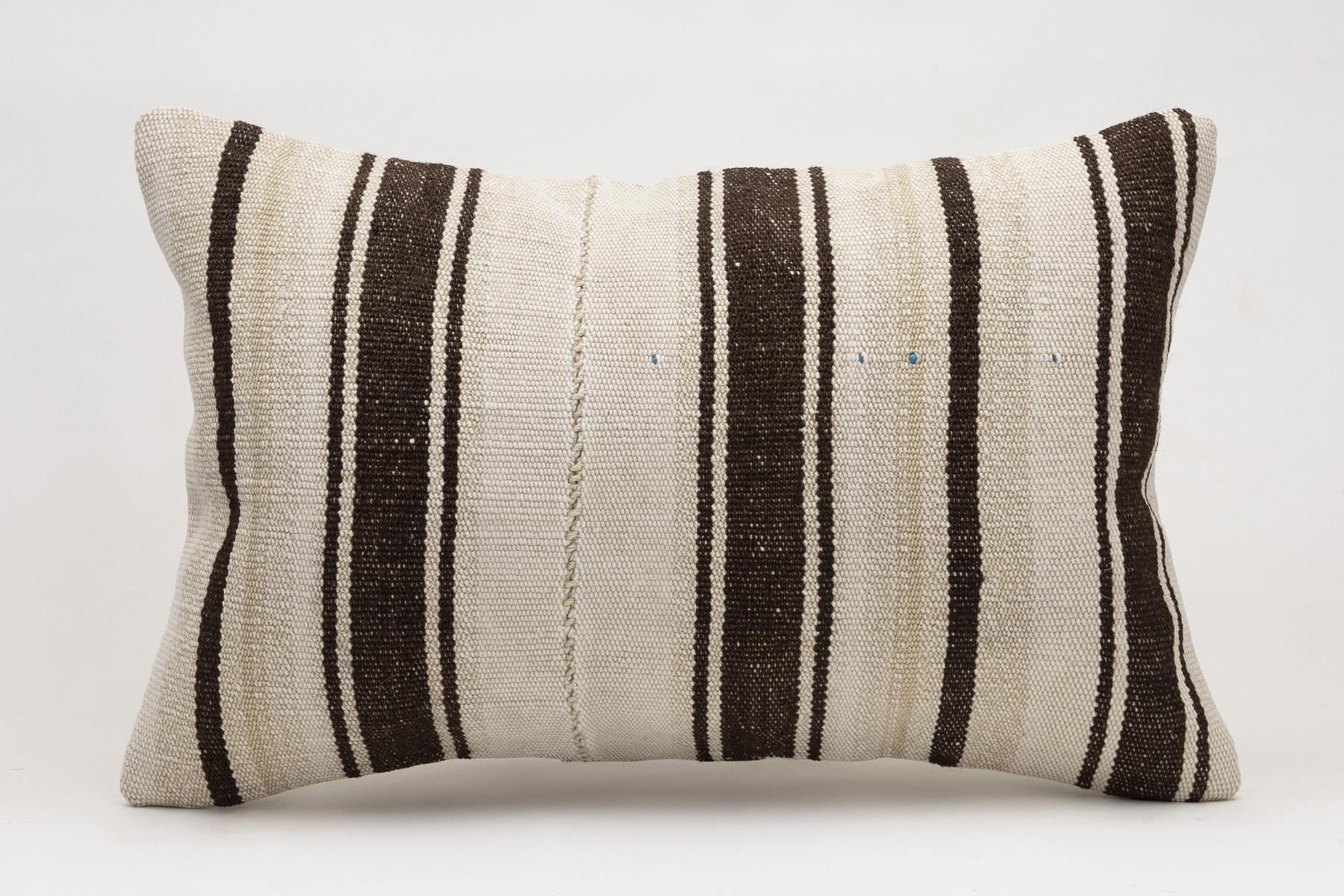 16x24 inches (40x60 cm) Kilim Pillow | KILIM WHOLESALE - Vintage Handmade Pillows - Vintage Handmade Kilim Rugs - It is 100% wool. Artistic and historical rugs. Old handwoven rugs. - Online hand woven rugs and kilim cushions sales. Shipping to a