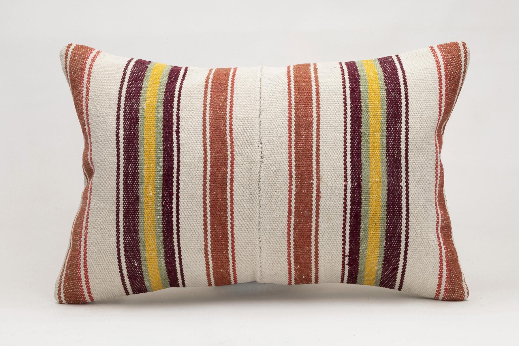 16x24 inches (40x60 cm) Kilim Pillow | KILIM WHOLESALE - Vintage Handmade Pillows - Vintage Handmade Kilim Rugs - It is 100% wool. Artistic and historical rugs. Old handwoven rugs. - Online hand woven rugs and kilim cushions sales. Shipping to a