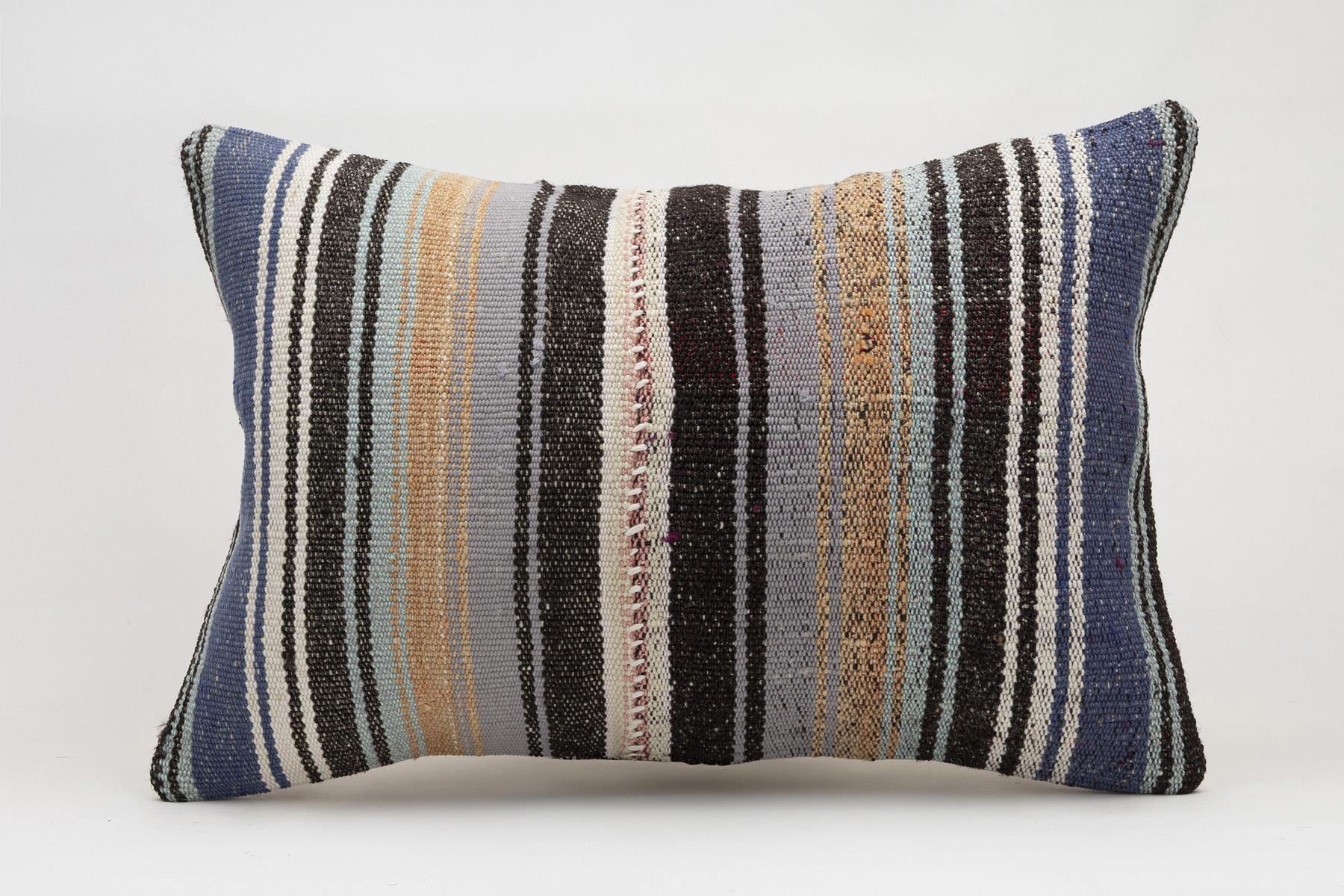 16x24 inches (40x60 cm) Kilim Pillow | KILIM WHOLESALE - Vintage Handmade Pillows - Vintage Handmade Kilim Rugs - It is 100% wool. Artistic and historical rugs. Old handwoven rugs. - Online hand woven rugs and kilim cushions sales. Shipping to a