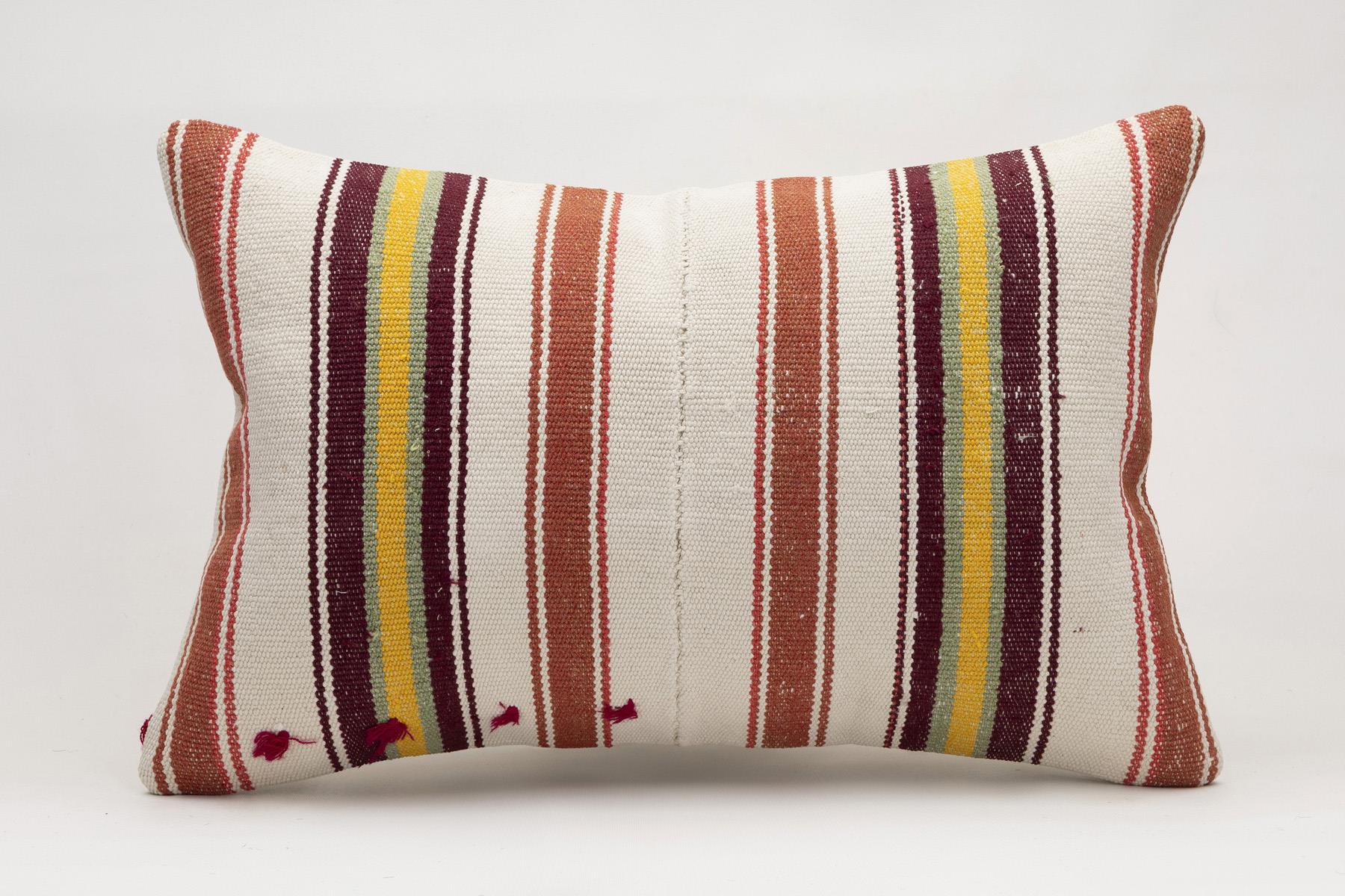 16x24 inches (40x60 cm) Kilim Pillow | KILIM WHOLESALE - Vintage Handmade Pillows - Vintage Handmade Kilim Rugs - It is 100% wool. Artistic and historical rugs. Old handwoven rugs. - Online hand woven rugs and kilim cushions sales. Shipping to a