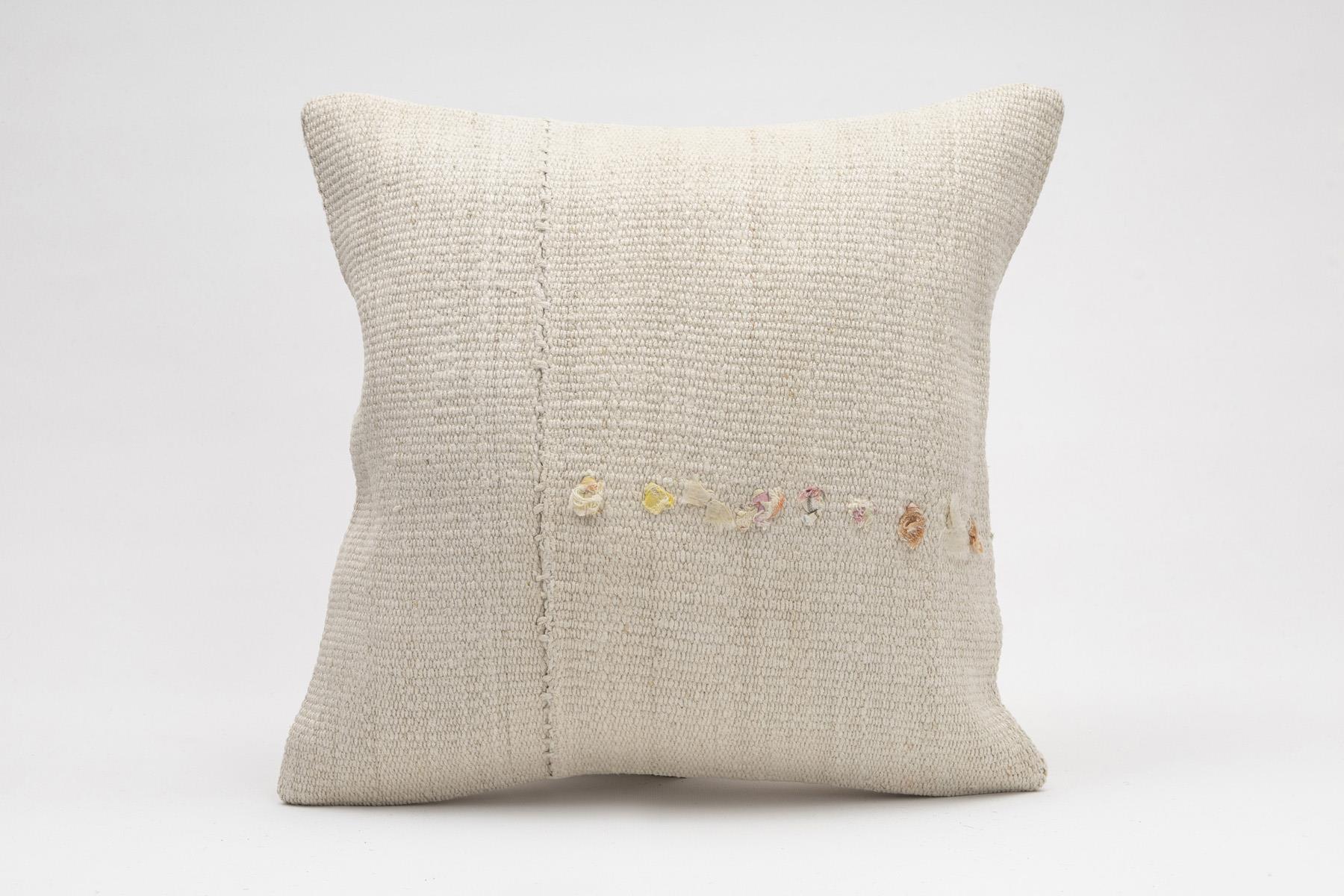 16''16'' (40x40 cm) Kilim Pillows - Vintage Handmade Kilim Pillows - Vintage Handmade Kilim Rugs - It is 100% wool. Artistic and historical rugs. Old handwoven rugs.