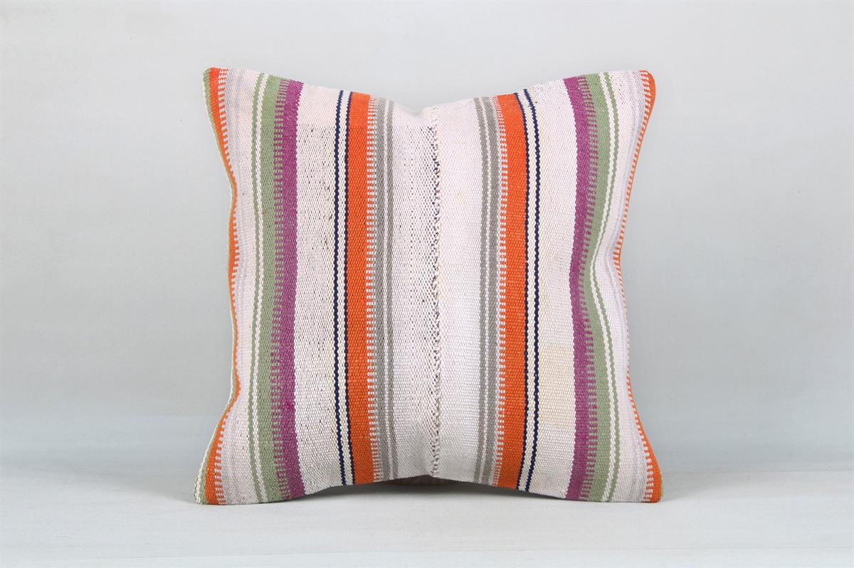 16''16'' (40x40 cm) Kilim Pillows - Vintage Handmade Kilim Pillows - Vintage Handmade Kilim Rugs - It is 100% wool. Artistic and historical rugs. Old handwoven rugs.
