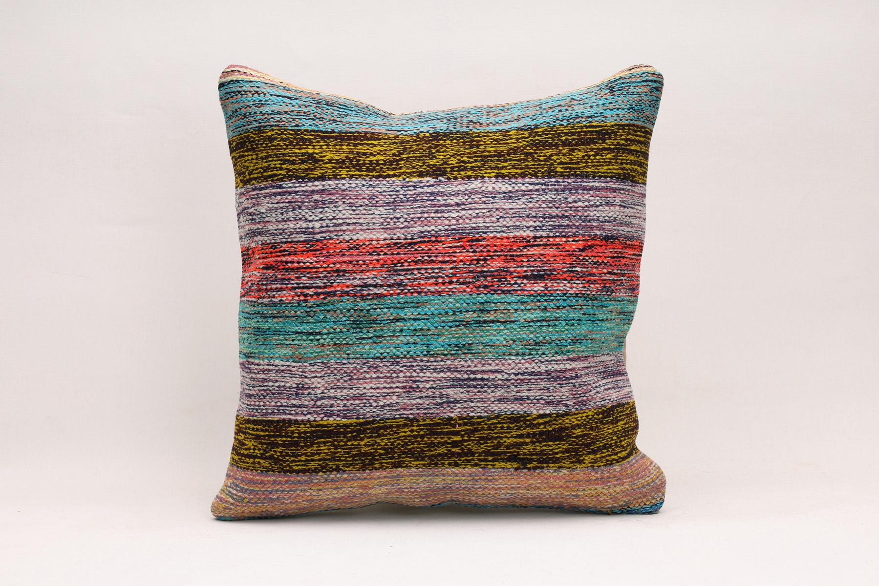 16''16'' (40x40 cm) Kilim Pillows - Vintage Handmade Kilim Pillows - Vintage Handmade Kilim Rugs - It is 100% wool. Artistic and historical rugs. Old handwoven rugs.