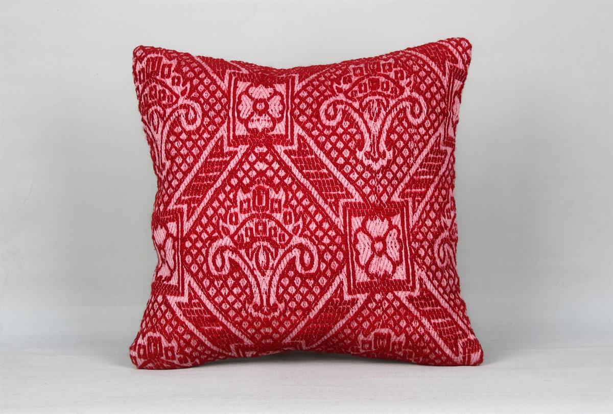 16''16'' (40x40 cm) Kilim Pillows - Vintage Handmade Kilim Pillows - Vintage Handmade Kilim Rugs - It is 100% wool. Artistic and historical rugs. Old handwoven rugs.