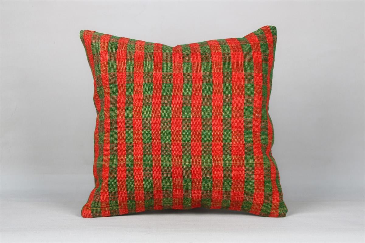 16''16'' (40x40 cm) Kilim Pillows - Vintage Handmade Kilim Pillows - Vintage Handmade Kilim Rugs - It is 100% wool. Artistic and historical rugs. Old handwoven rugs.