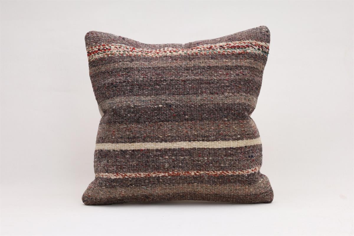 16''16'' (40x40 cm) Kilim Pillows - Vintage Handmade Kilim Pillows - Vintage Handmade Kilim Rugs - It is 100% wool. Artistic and historical rugs. Old handwoven rugs.