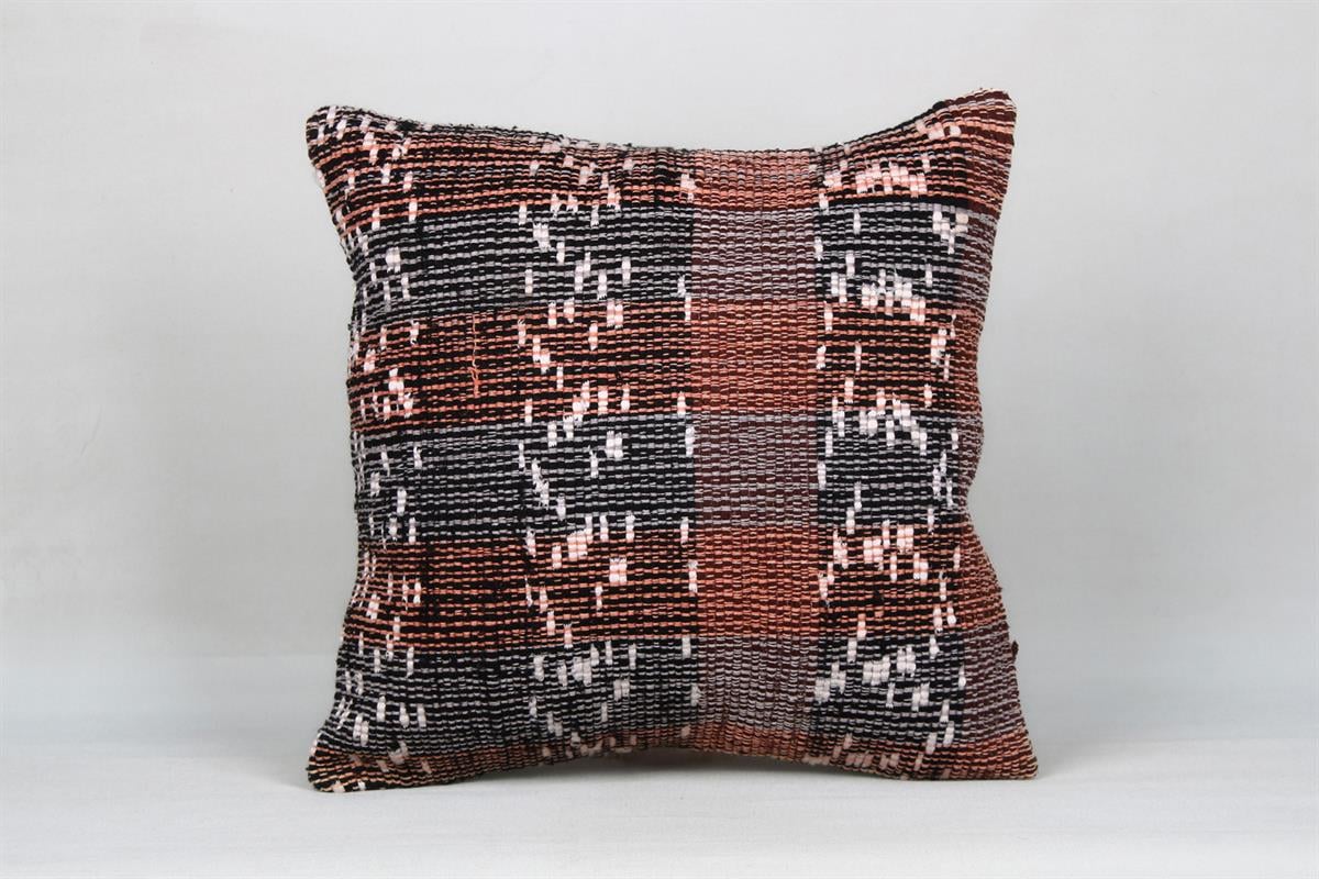 16''16'' (40x40 cm) Kilim Pillows - Vintage Handmade Kilim Pillows - Vintage Handmade Kilim Rugs - It is 100% wool. Artistic and historical rugs. Old handwoven rugs.