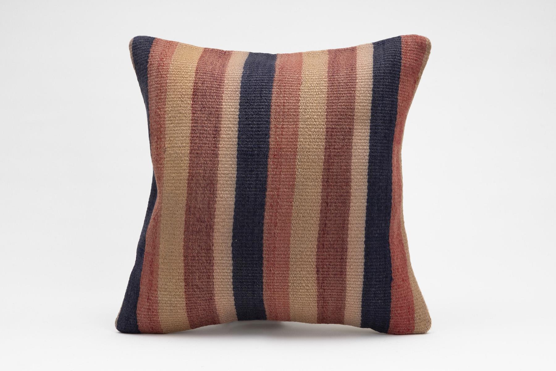 16''16'' (40x40 cm) Kilim Pillows - Vintage Handmade Kilim Pillows - Vintage Handmade Kilim Rugs - It is 100% wool. Artistic and historical rugs. Old handwoven rugs.