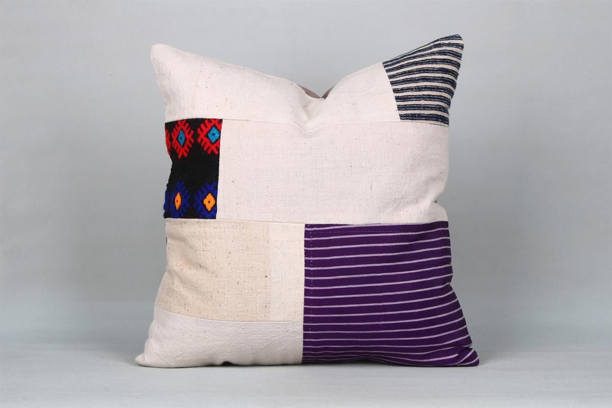 16''16'' (40x40 cm) Kilim Pillows - Vintage Handmade Kilim Pillows - Vintage Handmade Kilim Rugs - It is 100% wool. Artistic and historical rugs. Old handwoven rugs.