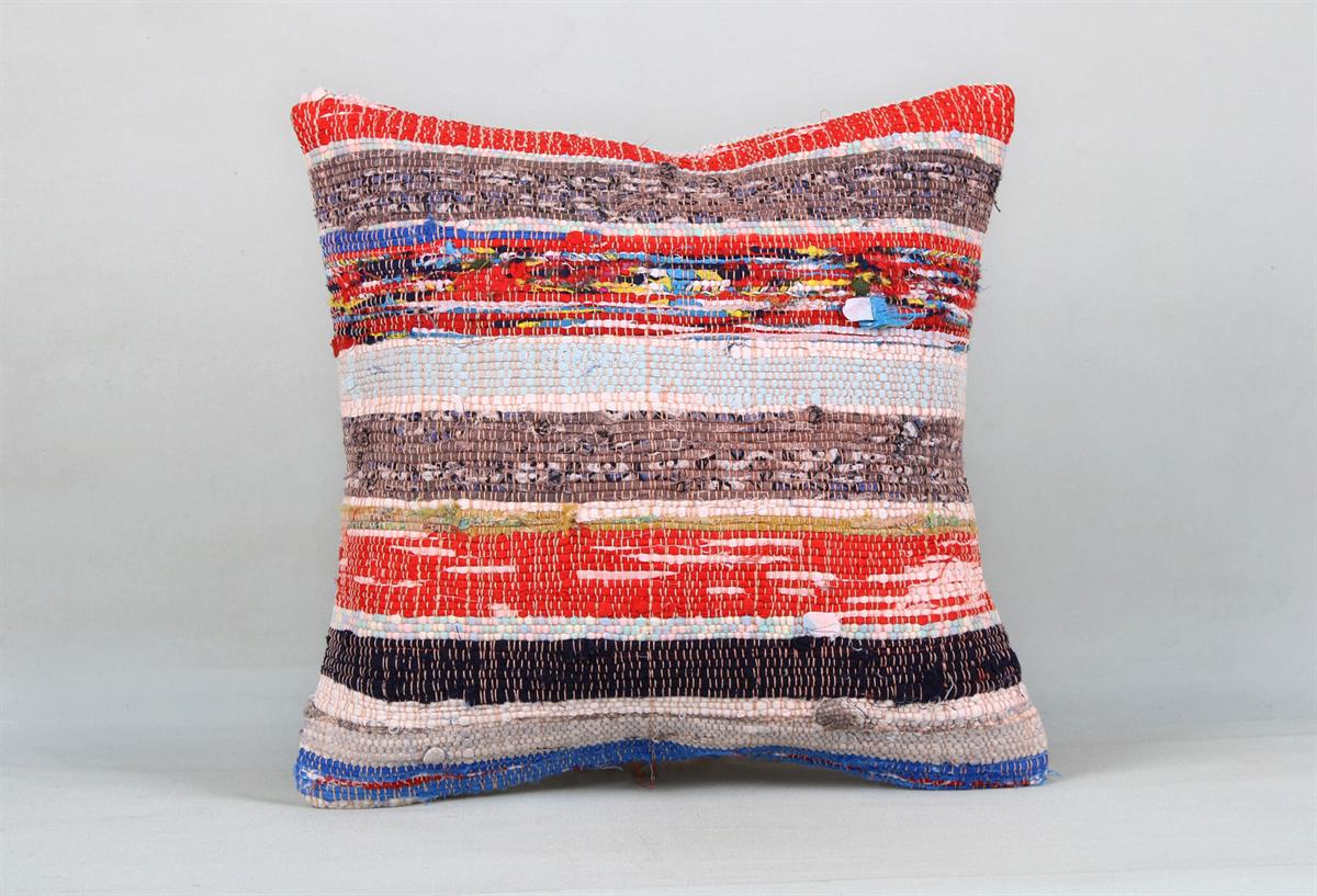 16''16'' (40x40 cm) Kilim Pillows - Vintage Handmade Kilim Pillows - Vintage Handmade Kilim Rugs - It is 100% wool. Artistic and historical rugs. Old handwoven rugs.