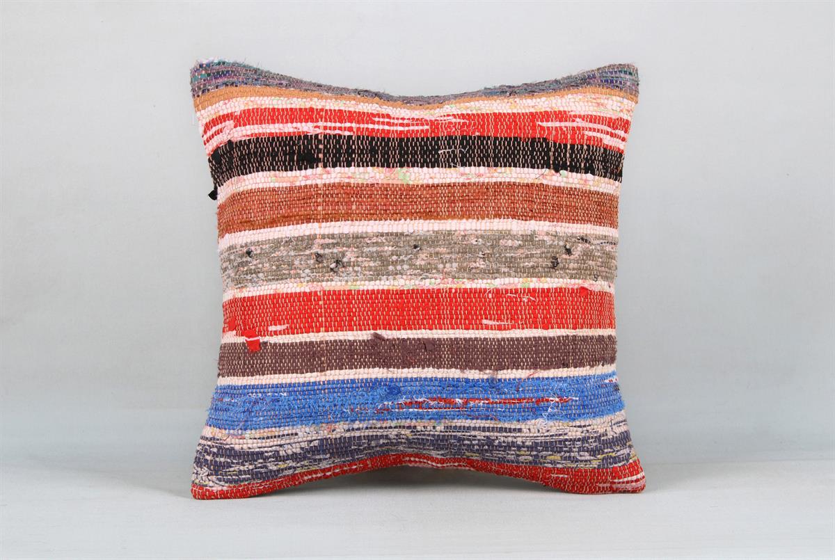 16''16'' (40x40 cm) Kilim Pillows - Vintage Handmade Kilim Pillows - Vintage Handmade Kilim Rugs - It is 100% wool. Artistic and historical rugs. Old handwoven rugs.