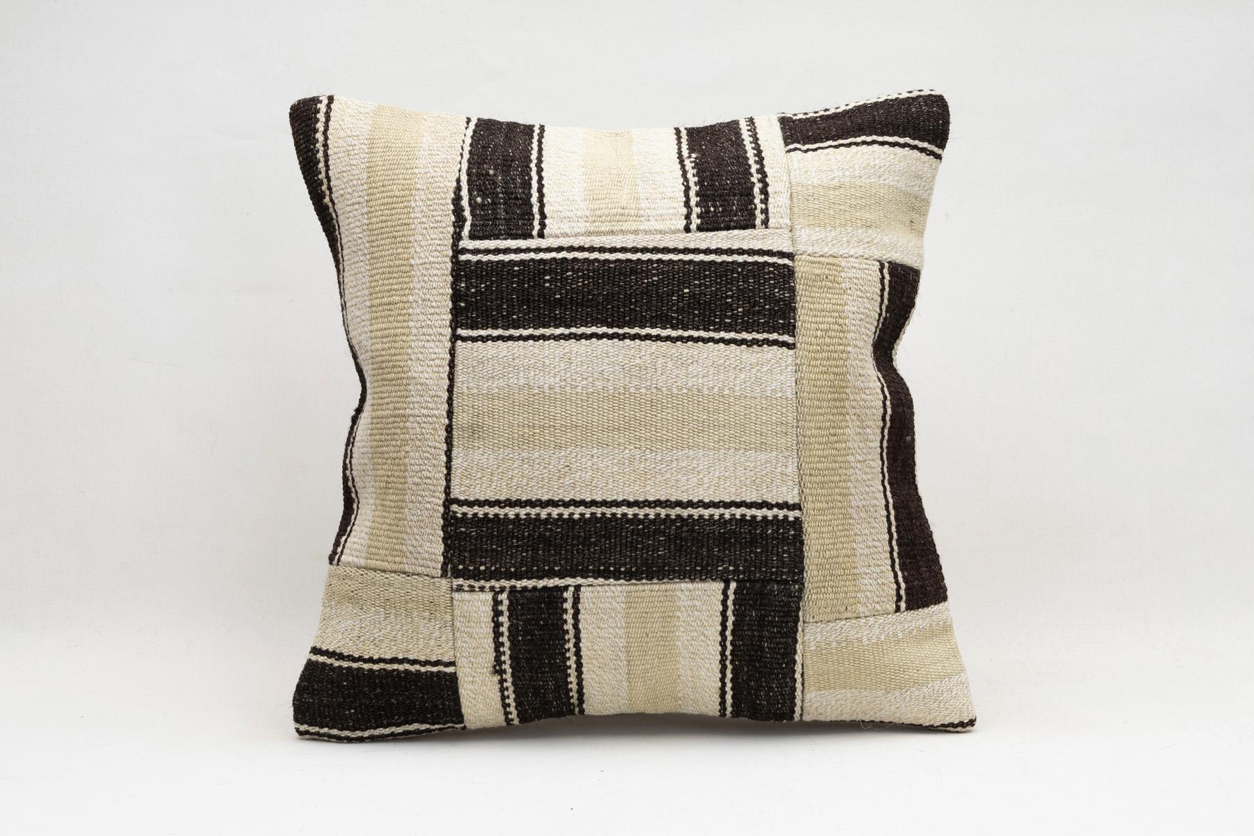 16''16'' (40x40 cm) Kilim Pillows - Vintage Handmade Kilim Pillows - Vintage Handmade Kilim Rugs - It is 100% wool. Artistic and historical rugs. Old handwoven rugs.