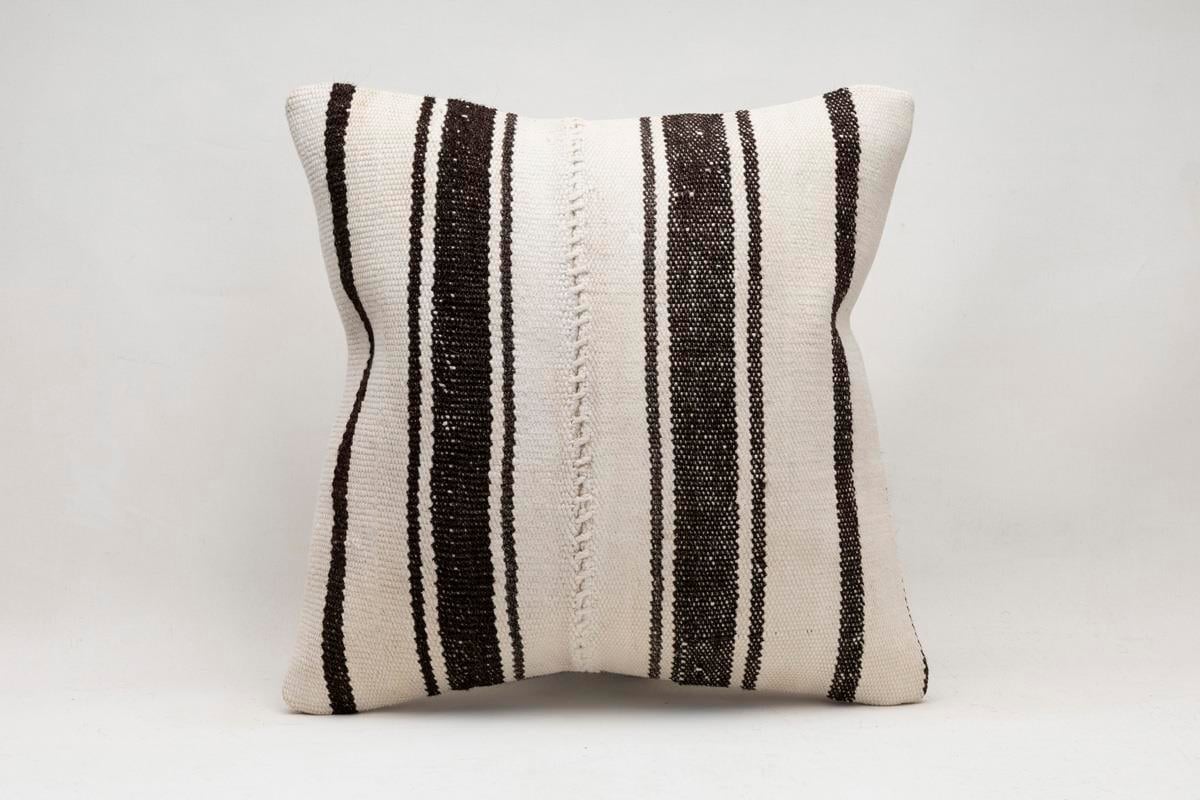 16''16'' (40x40 cm) Kilim Pillows - Vintage Handmade Kilim Pillows - Vintage Handmade Kilim Rugs - It is 100% wool. Artistic and historical rugs. Old handwoven rugs.