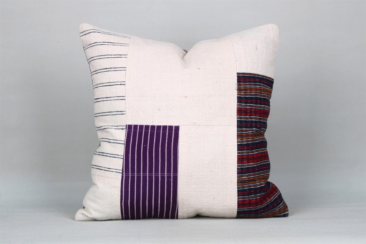 16''16'' (40x40 cm) Kilim Pillows - Vintage Handmade Kilim Pillows - Vintage Handmade Kilim Rugs - It is 100% wool. Artistic and historical rugs. Old handwoven rugs.