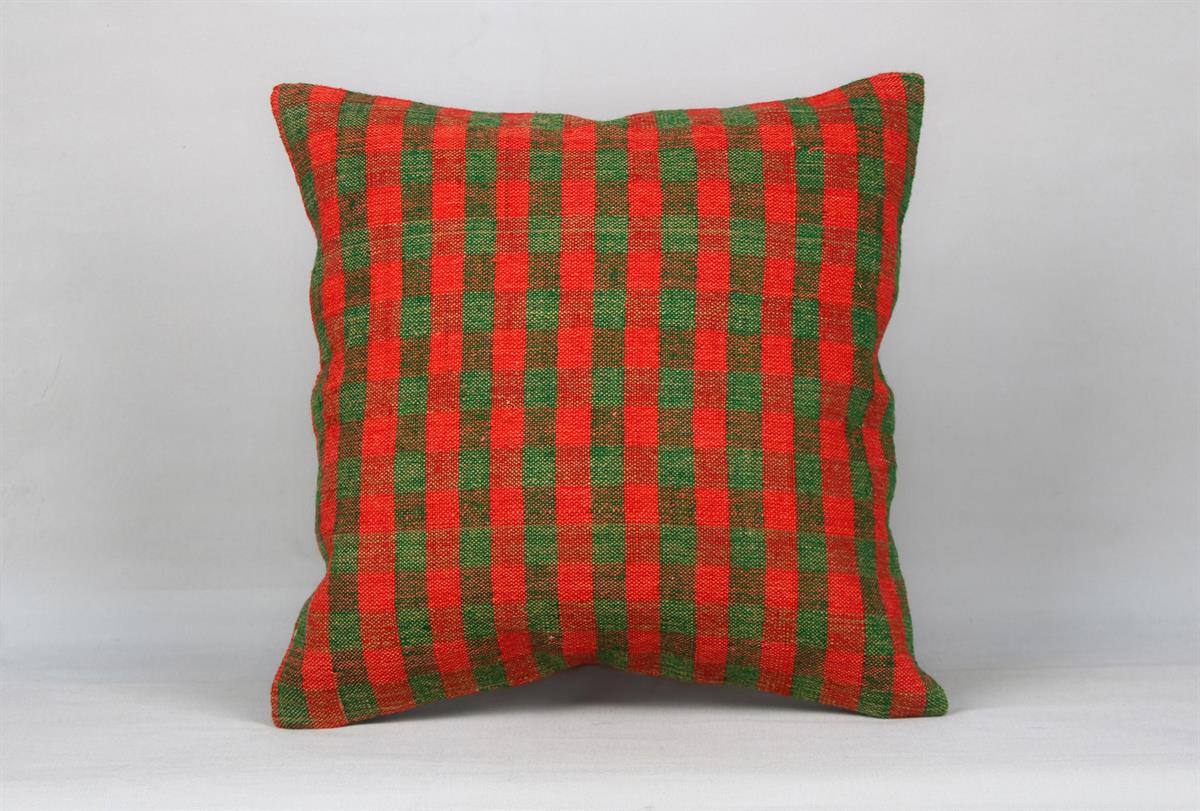 16''16'' (40x40 cm) Kilim Pillows - Vintage Handmade Kilim Pillows - Vintage Handmade Kilim Rugs - It is 100% wool. Artistic and historical rugs. Old handwoven rugs.