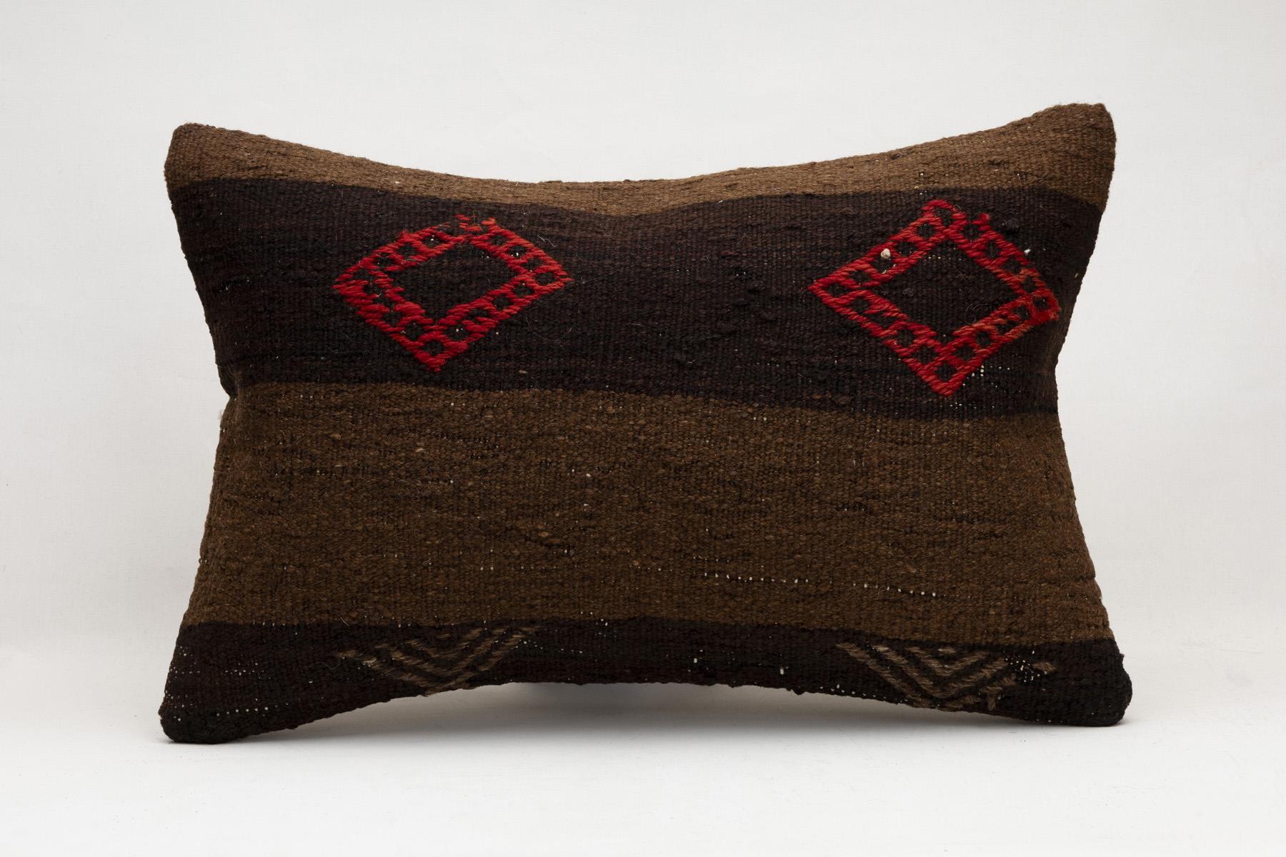 16''24'' (40x60 cm) Kilim Pillows - Vintage Handmade Kilim Pillows - Vintage Handmade Kilim Rugs - It is 100% wool. Artistic and historical rugs. Old handwoven rugs.