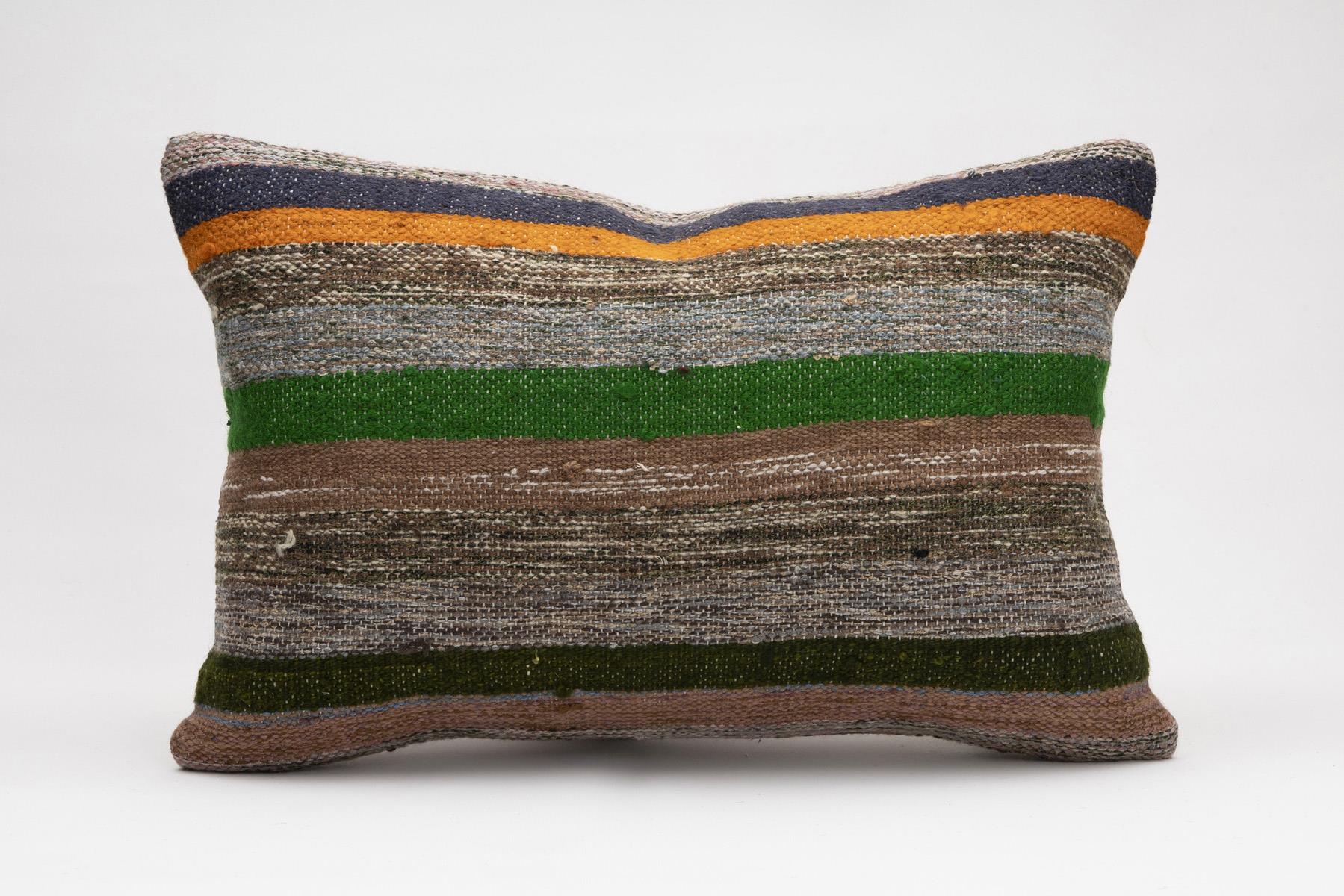 16''24'' (40x60 cm) Kilim Pillows - Vintage Handmade Kilim Pillows - Vintage Handmade Kilim Rugs - It is 100% wool. Artistic and historical rugs. Old handwoven rugs.