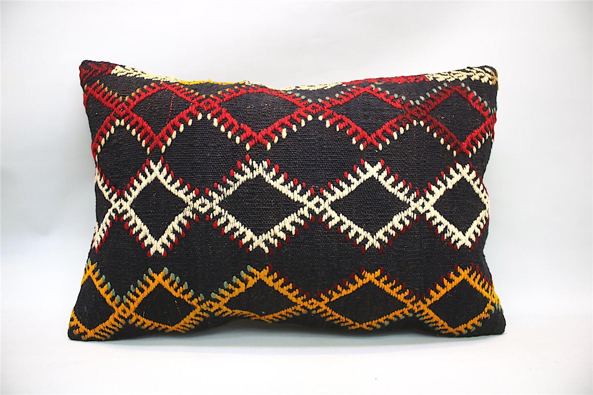 16''24'' (40x60 cm) Kilim Pillows - Vintage Handmade Kilim Pillows - Vintage Handmade Kilim Rugs - It is 100% wool. Artistic and historical rugs. Old handwoven rugs.