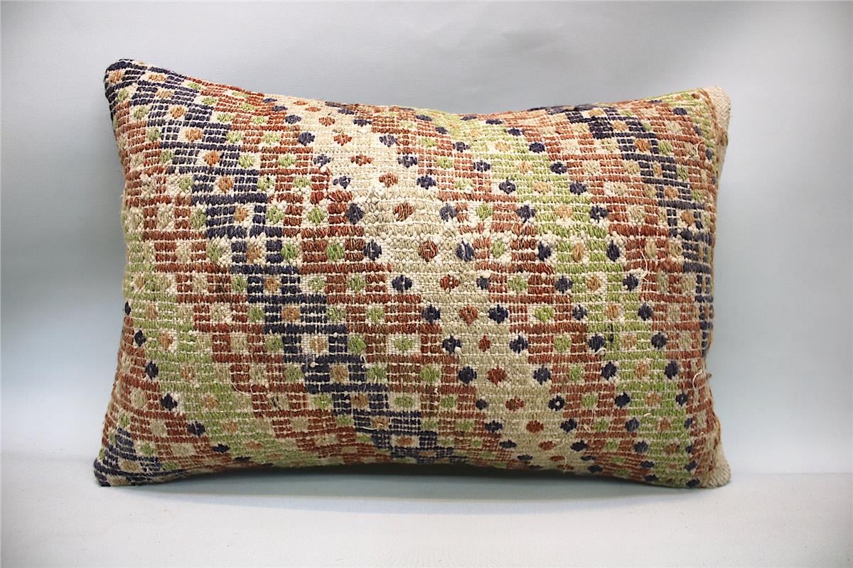 16''24'' (40x60 cm) Kilim Pillows - Vintage Handmade Kilim Pillows - Vintage Handmade Kilim Rugs - It is 100% wool. Artistic and historical rugs. Old handwoven rugs.