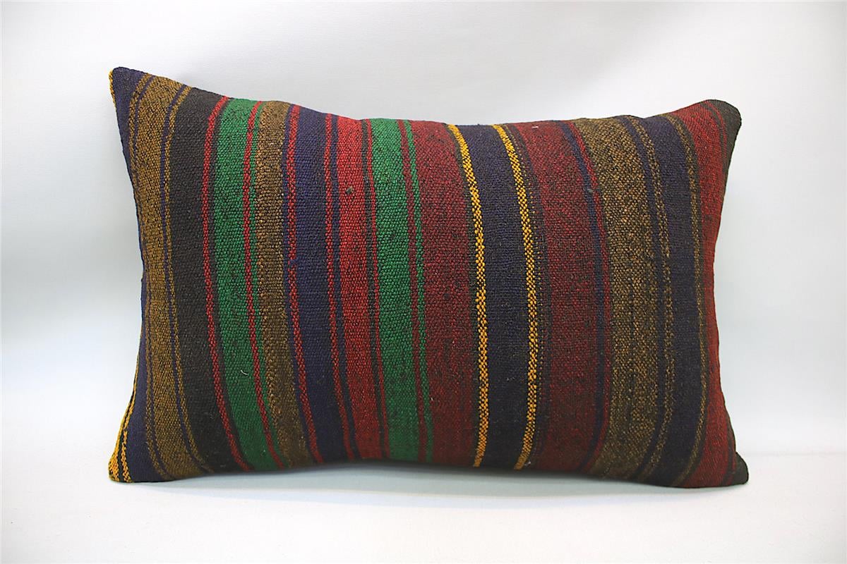 16''24'' (40x60 cm) Kilim Pillows - Vintage Handmade Kilim Pillows - Vintage Handmade Kilim Rugs - It is 100% wool. Artistic and historical rugs. Old handwoven rugs.