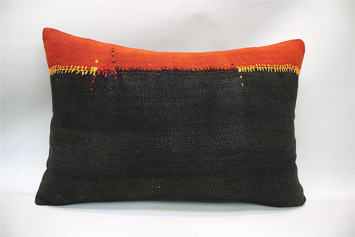 16''24'' (40x60 cm) Kilim Pillows - Vintage Handmade Kilim Pillows - Vintage Handmade Kilim Rugs - It is 100% wool. Artistic and historical rugs. Old handwoven rugs.