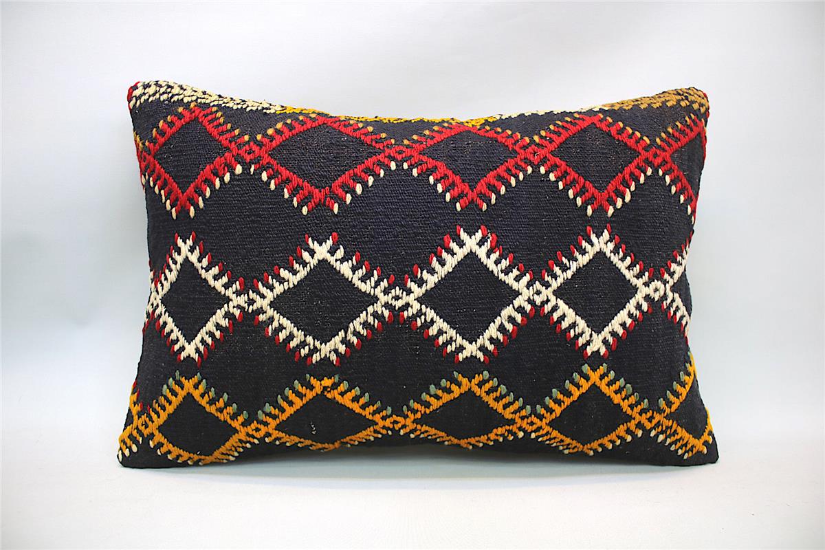 16''24'' (40x60 cm) Kilim Pillows - Vintage Handmade Kilim Pillows - Vintage Handmade Kilim Rugs - It is 100% wool. Artistic and historical rugs. Old handwoven rugs.