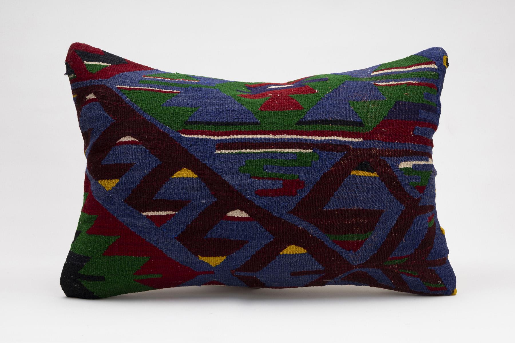 16''24'' (40x60 cm) Kilim Pillows - Vintage Handmade Kilim Pillows - Vintage Handmade Kilim Rugs - It is 100% wool. Artistic and historical rugs. Old handwoven rugs.