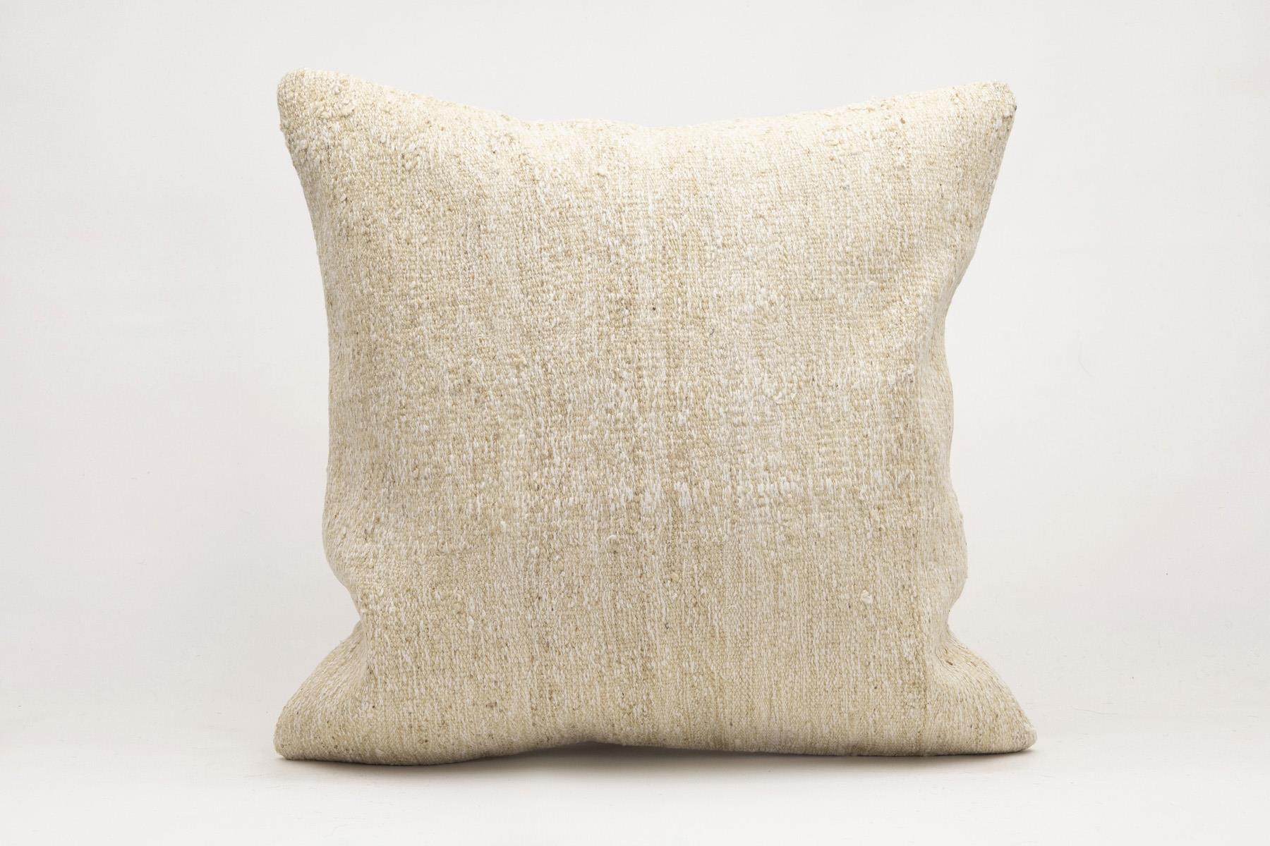 20x20 inches (50x50 cm) Kilim Pillow | KILIM WHOLESALE - Vintage Handmade Pillows - Vintage Handmade Kilim Rugs - It is 100% wool. Artistic and historical rugs. Old handwoven rugs. - Online hand woven rugs and kilim cushions sales. Shipping to a