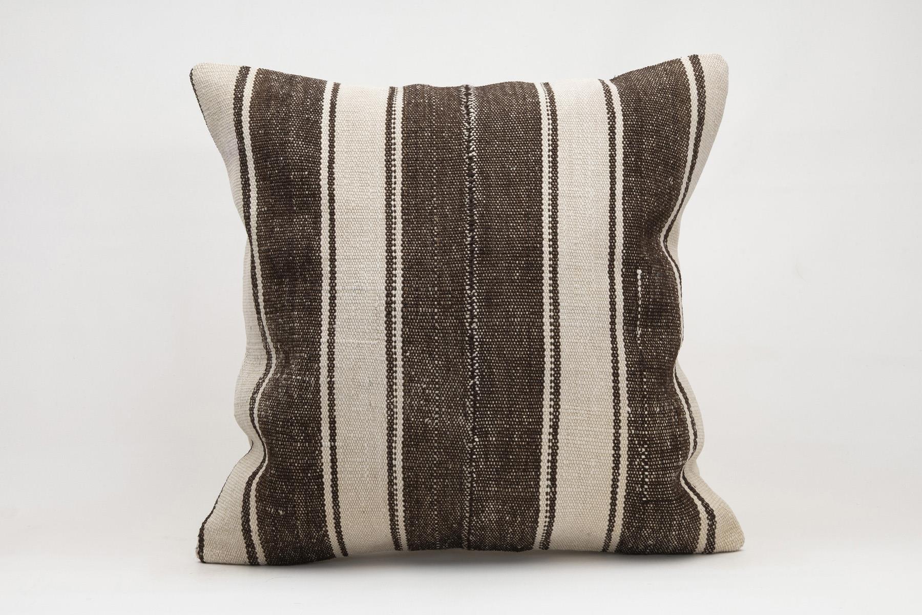 20x20 inches (50x50 cm) Kilim Pillow | KILIM WHOLESALE - Vintage Handmade Pillows - Vintage Handmade Kilim Rugs - It is 100% wool. Artistic and historical rugs. Old handwoven rugs. - Online hand woven rugs and kilim cushions sales. Shipping to a