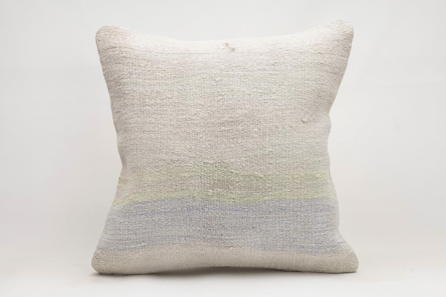 20x20 inches (50x50 cm) Kilim Pillow | KILIM WHOLESALE - Vintage Handmade Pillows - Vintage Handmade Kilim Rugs - It is 100% wool. Artistic and historical rugs. Old handwoven rugs. - Online hand woven rugs and kilim cushions sales. Shipping to a