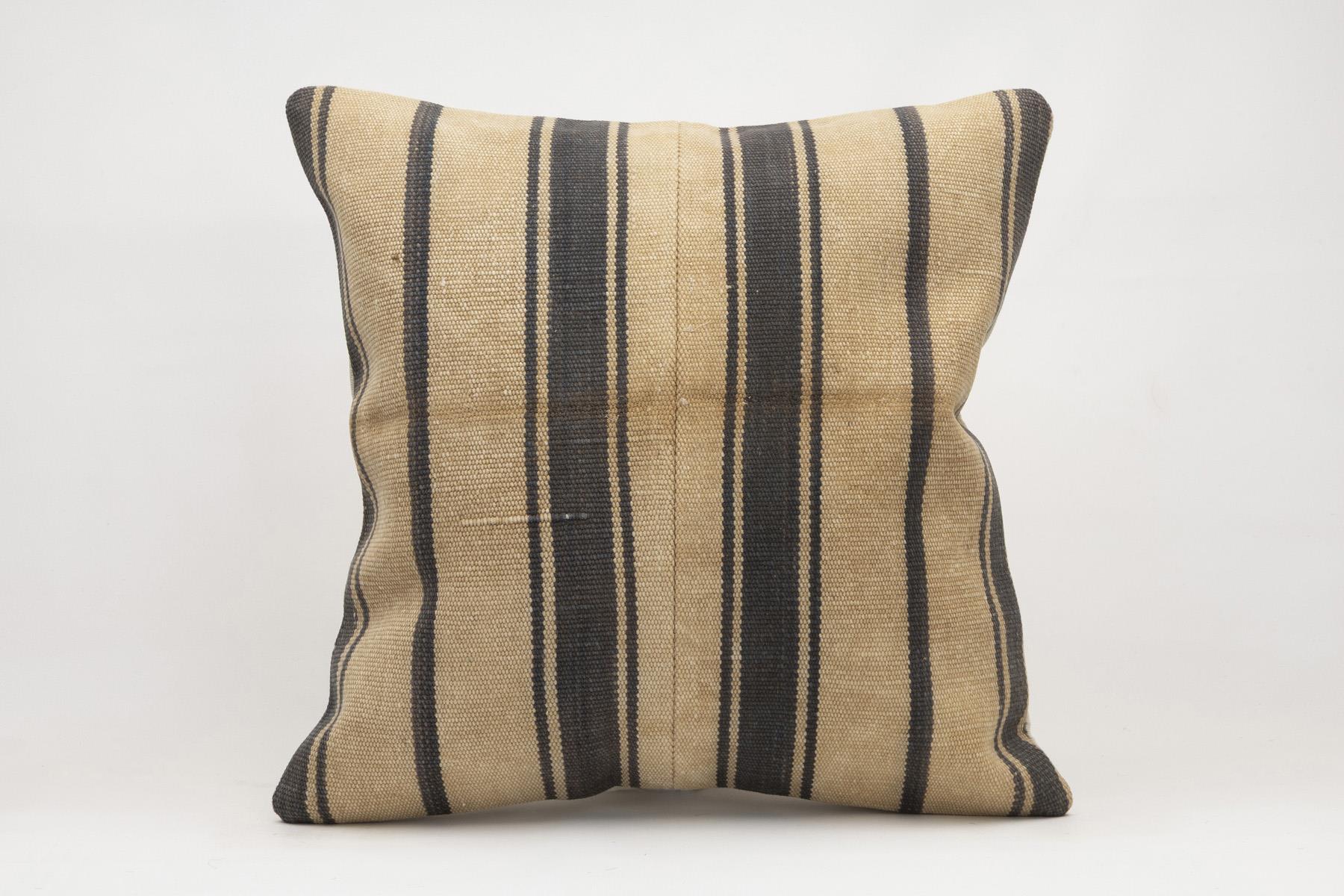 20x20 inches (50x50 cm) Kilim Pillow | KILIM WHOLESALE - Vintage Handmade Pillows - Vintage Handmade Kilim Rugs - It is 100% wool. Artistic and historical rugs. Old handwoven rugs. - Online hand woven rugs and kilim cushions sales. Shipping to a