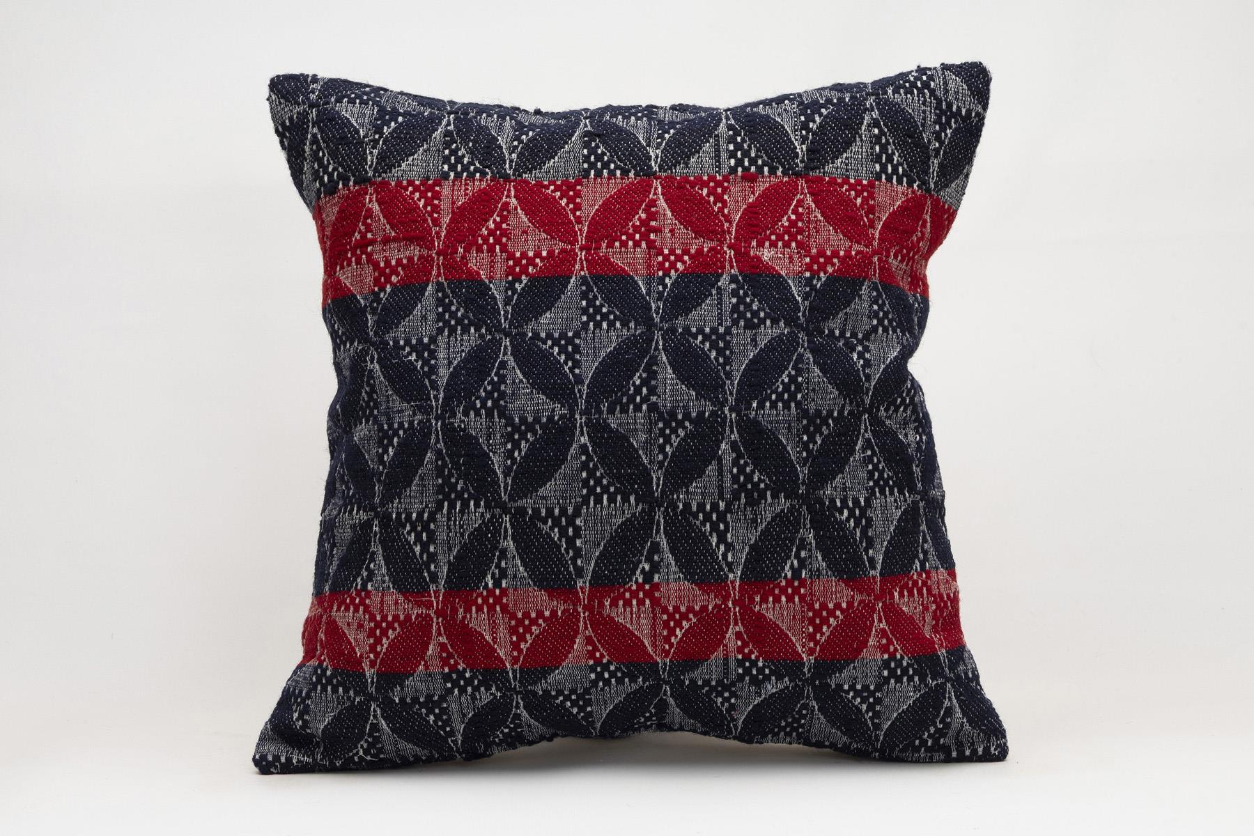 20x20 inches (50x50 cm) Kilim Pillow | KILIM WHOLESALE - Vintage Handmade Pillows - Vintage Handmade Kilim Rugs - It is 100% wool. Artistic and historical rugs. Old handwoven rugs. - Online hand woven rugs and kilim cushions sales. Shipping to a