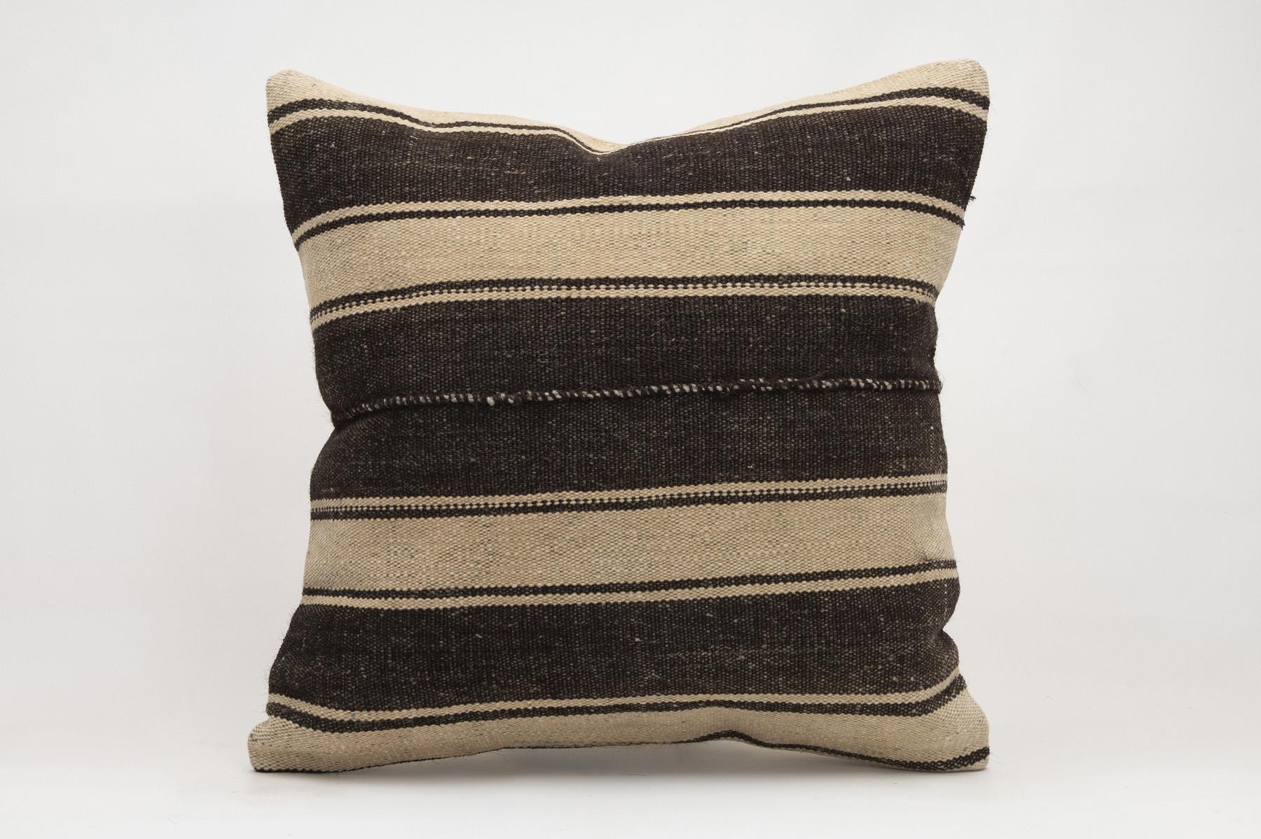 20x20 inches (50x50 cm) Kilim Pillow | KILIM WHOLESALE - Vintage Handmade Pillows - Vintage Handmade Kilim Rugs - It is 100% wool. Artistic and historical rugs. Old handwoven rugs. - Online hand woven rugs and kilim cushions sales. Shipping to a