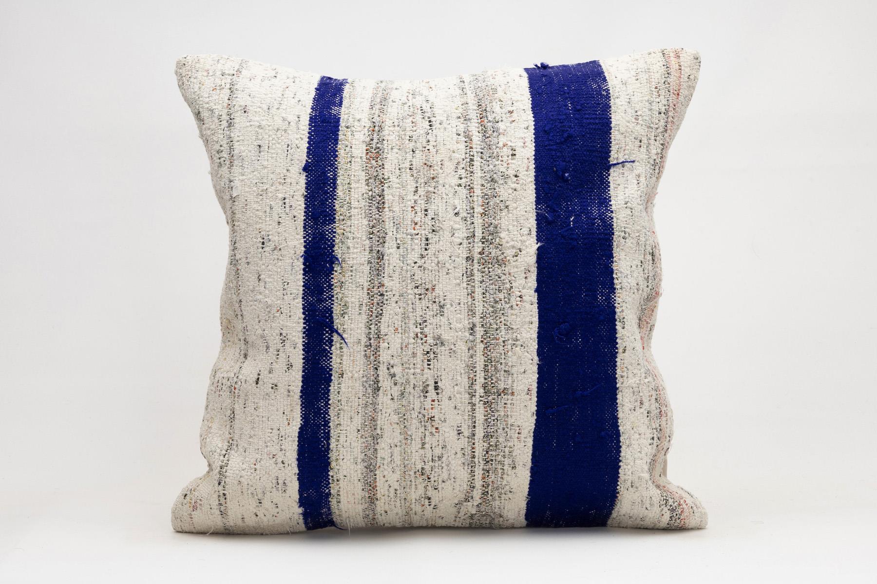20x20 inches (50x50 cm) Kilim Pillow | KILIM WHOLESALE - Vintage Handmade Pillows - Vintage Handmade Kilim Rugs - It is 100% wool. Artistic and historical rugs. Old handwoven rugs. - Online hand woven rugs and kilim cushions sales. Shipping to a