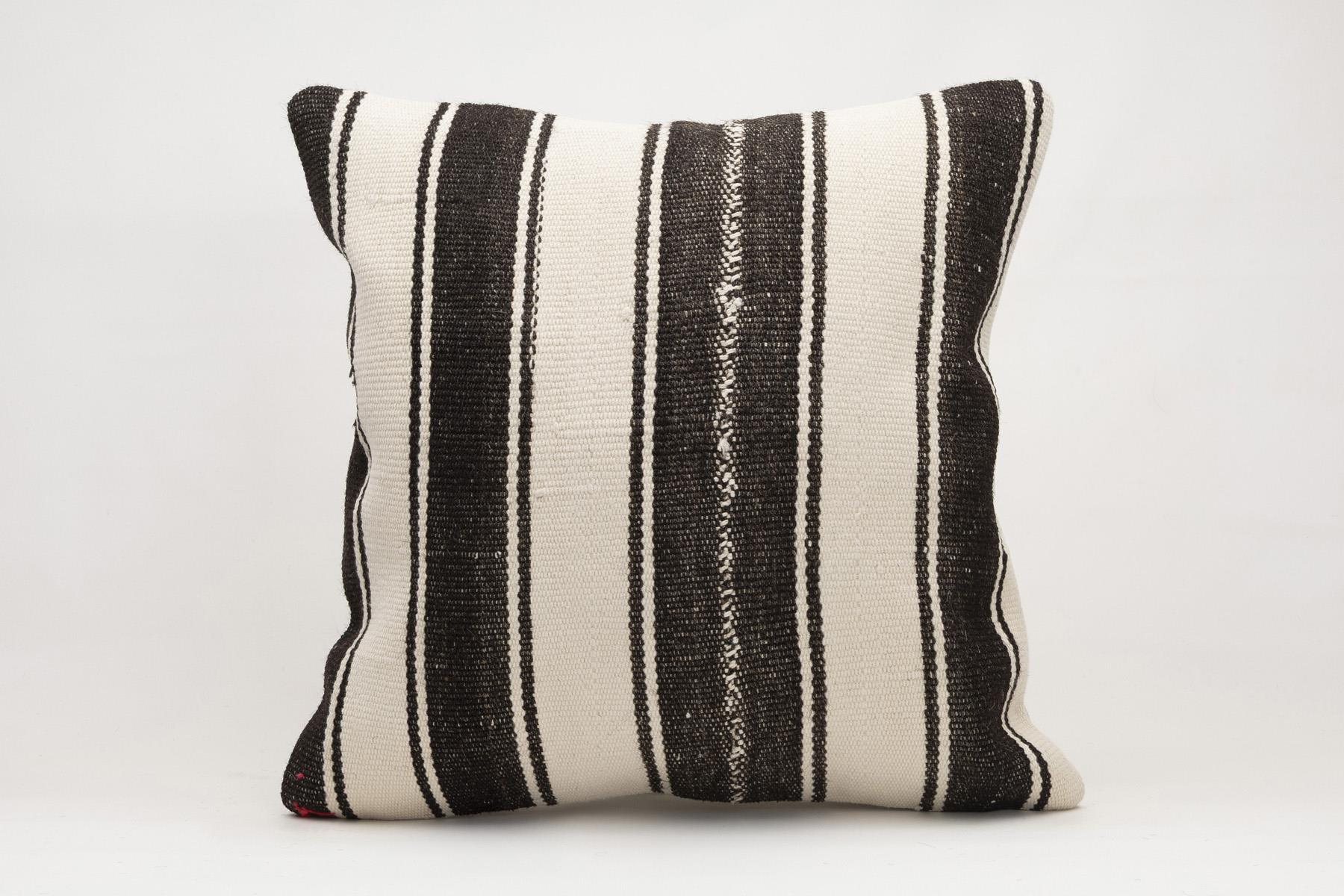 20x20 inches (50x50 cm) Kilim Pillow | KILIM WHOLESALE - Vintage Handmade Pillows - Vintage Handmade Kilim Rugs - It is 100% wool. Artistic and historical rugs. Old handwoven rugs. - Online hand woven rugs and kilim cushions sales. Shipping to a