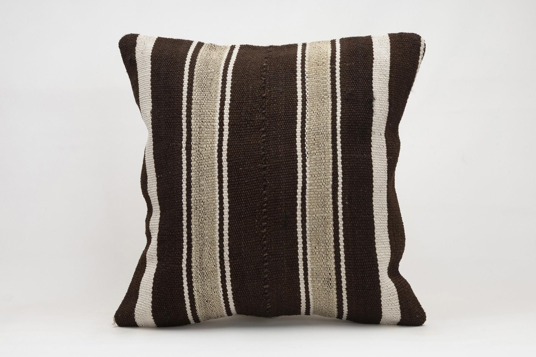 20x20 inches (50x50 cm) Kilim Pillow | KILIM WHOLESALE - Vintage Handmade Pillows - Vintage Handmade Kilim Rugs - It is 100% wool. Artistic and historical rugs. Old handwoven rugs. - Online hand woven rugs and kilim cushions sales. Shipping to a