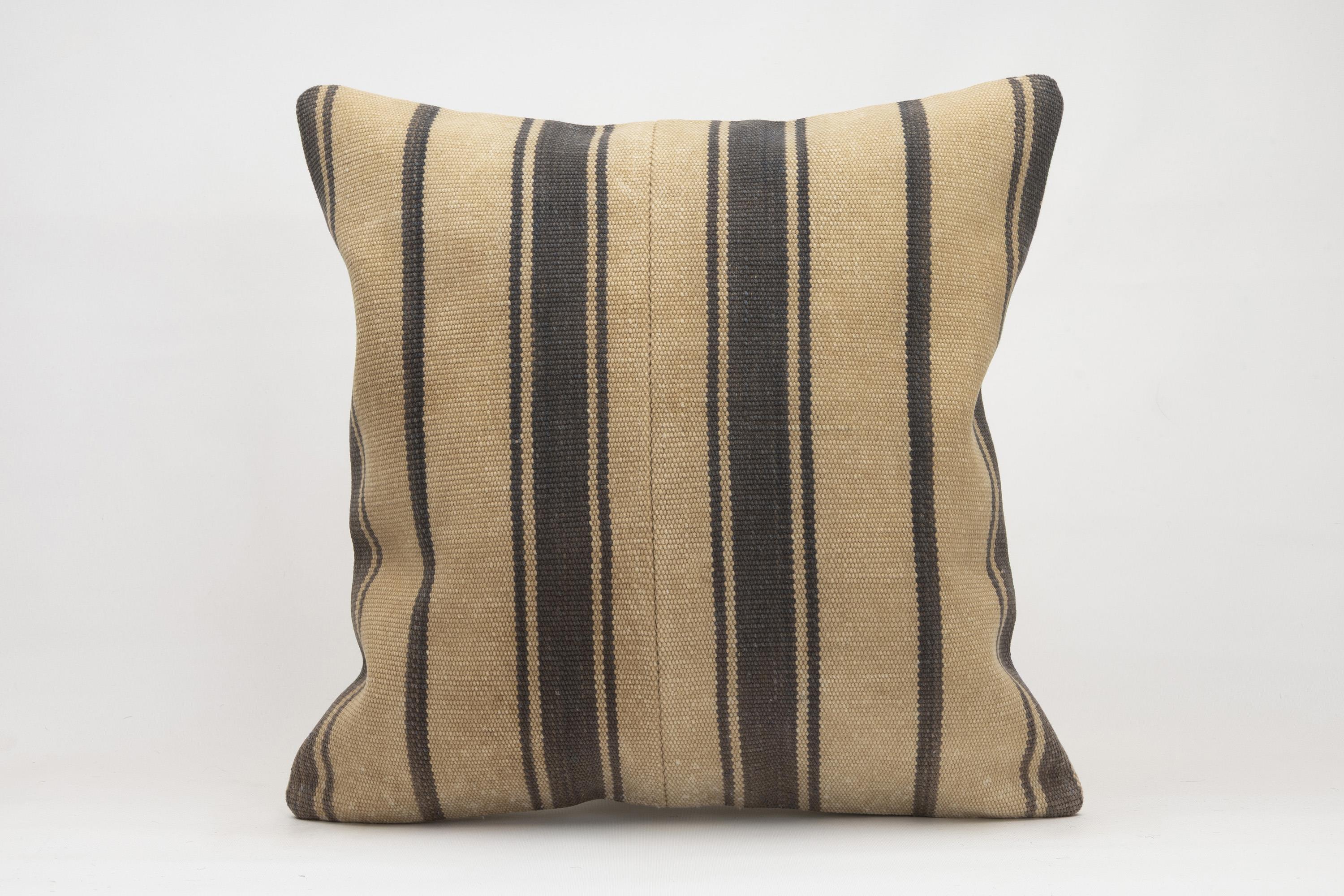 20x20 inches (50x50 cm) Kilim Pillow | KILIM WHOLESALE - Vintage Handmade Pillows - Vintage Handmade Kilim Rugs - It is 100% wool. Artistic and historical rugs. Old handwoven rugs. - Online hand woven rugs and kilim cushions sales. Shipping to a