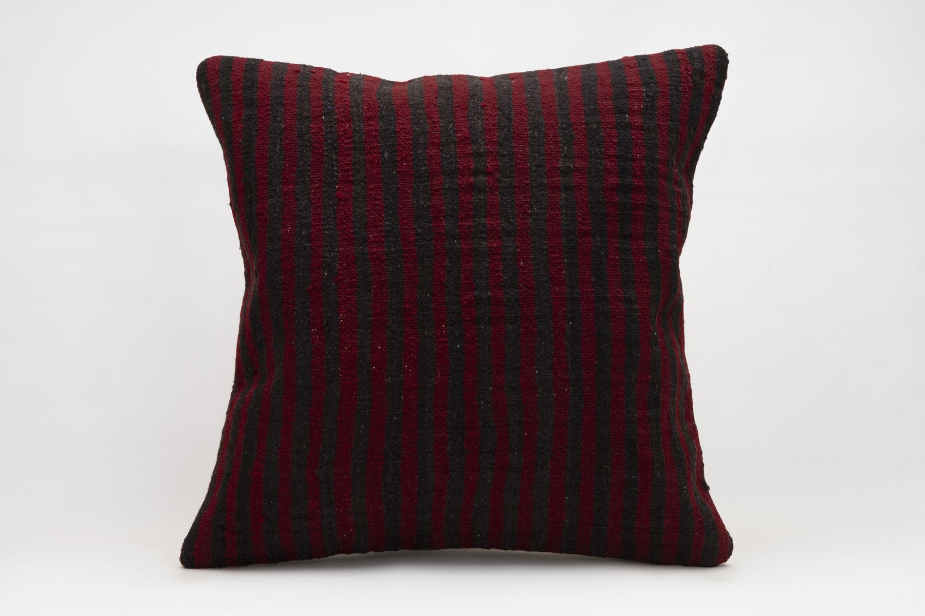 20x20 inches (50x50 cm) Kilim Pillow | KILIM WHOLESALE - Vintage Handmade Pillows - Vintage Handmade Kilim Rugs - It is 100% wool. Artistic and historical rugs. Old handwoven rugs. - Online hand woven rugs and kilim cushions sales. Shipping to a