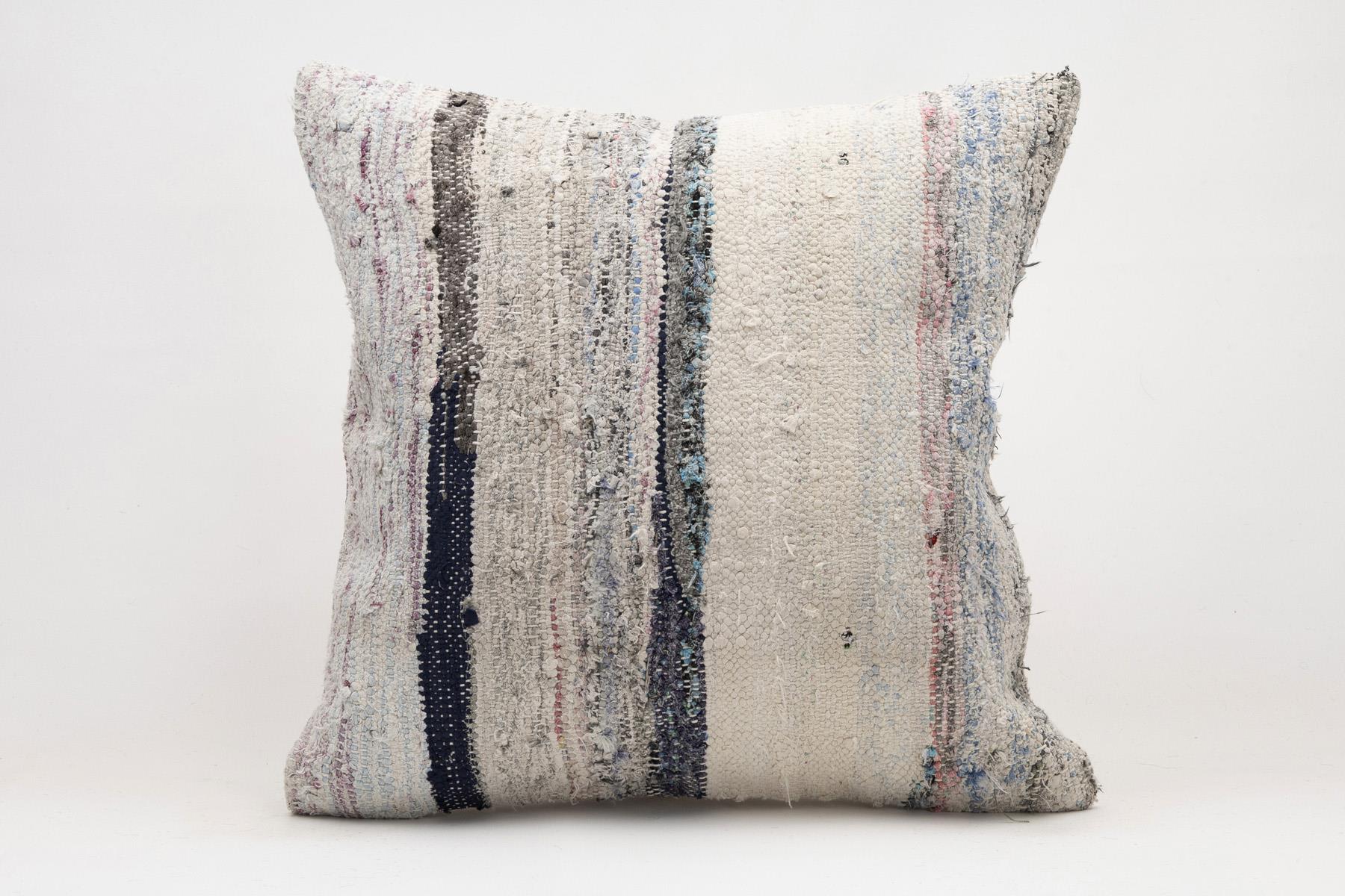 20x20 inches (50x50 cm) Kilim Pillow | KILIM WHOLESALE - Vintage Handmade Pillows - Vintage Handmade Kilim Rugs - It is 100% wool. Artistic and historical rugs. Old handwoven rugs. - Online hand woven rugs and kilim cushions sales. Shipping to a