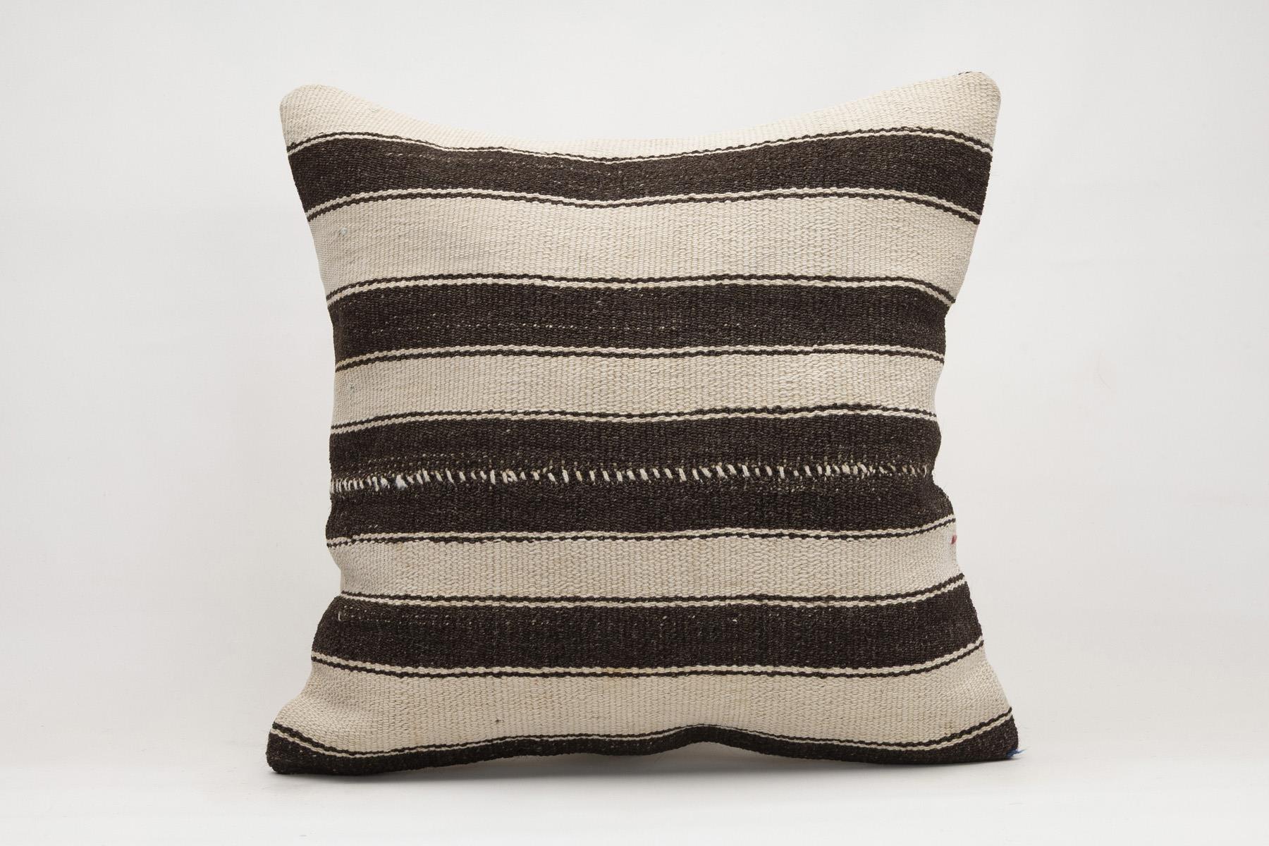 20x20 inches (50x50 cm) Kilim Pillow | KILIM WHOLESALE - Vintage Handmade Pillows - Vintage Handmade Kilim Rugs - It is 100% wool. Artistic and historical rugs. Old handwoven rugs. - Online hand woven rugs and kilim cushions sales. Shipping to a